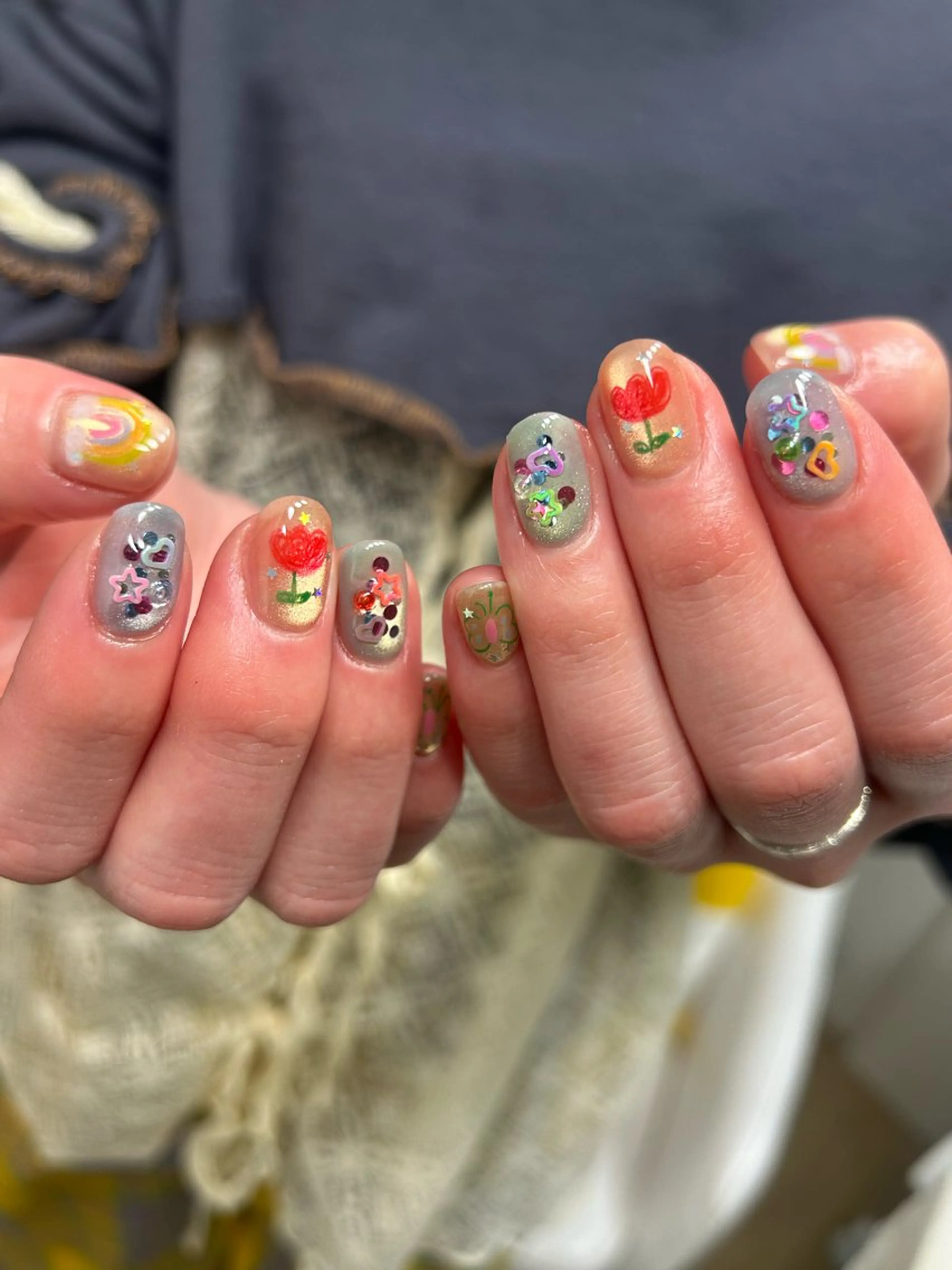 ネイル ハンドネイル yumi 溝の口nailのネイルデザイン