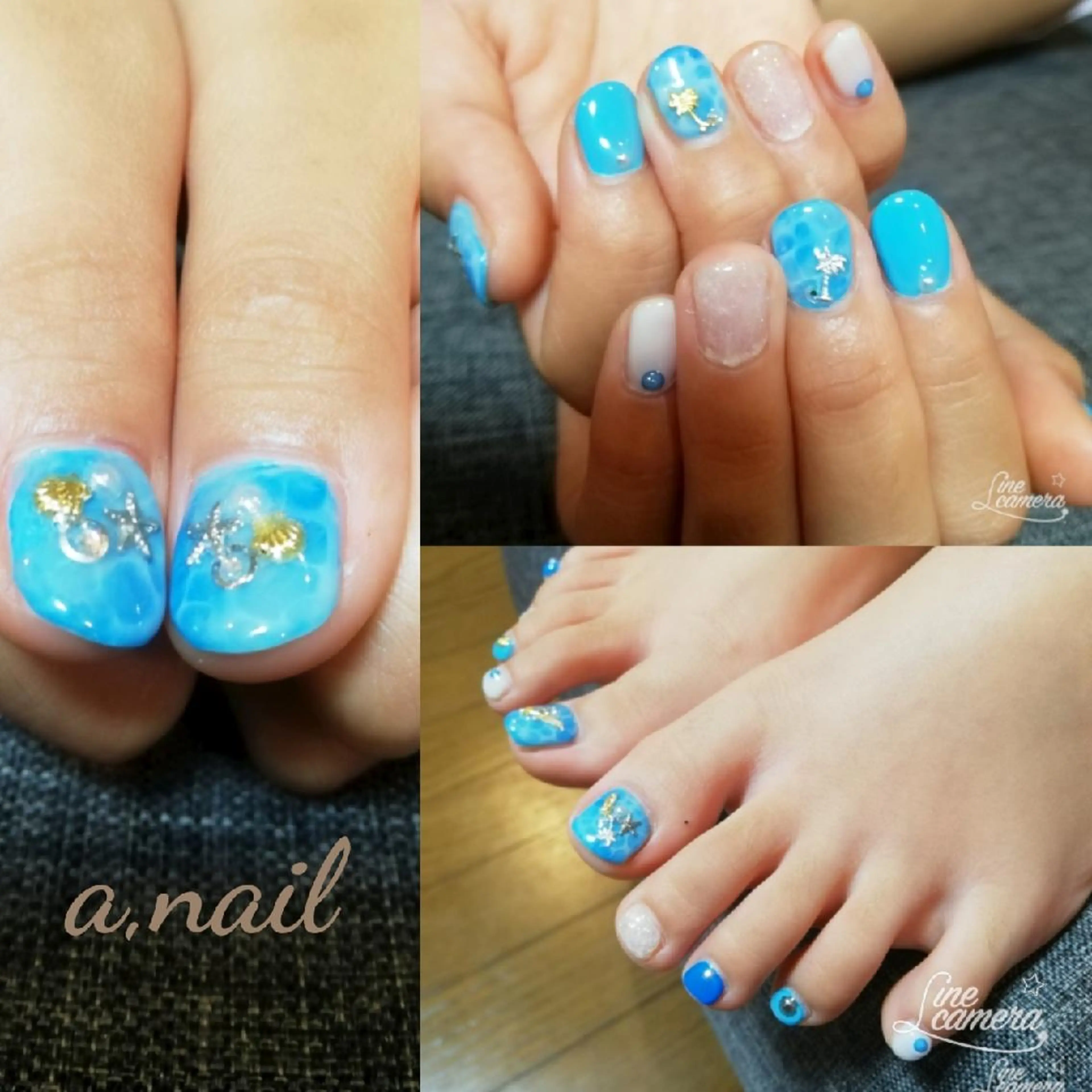 ネイル ピンク パープル ハンドネイル ネイルサロン エーネイルのネイルデザイン