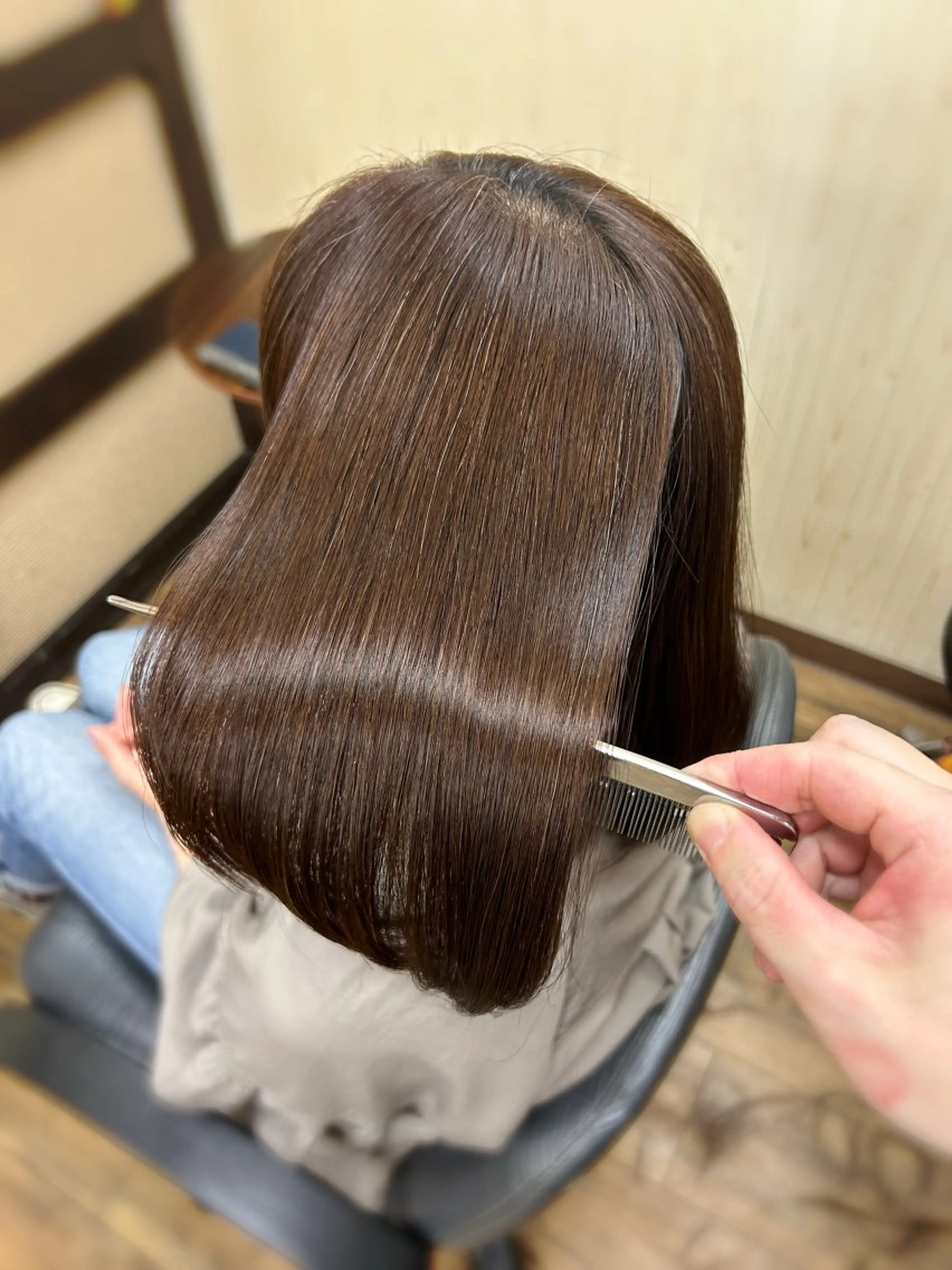 ロング 髪質改善 みやたゆうき 髪質改善講師のヘアスタイル