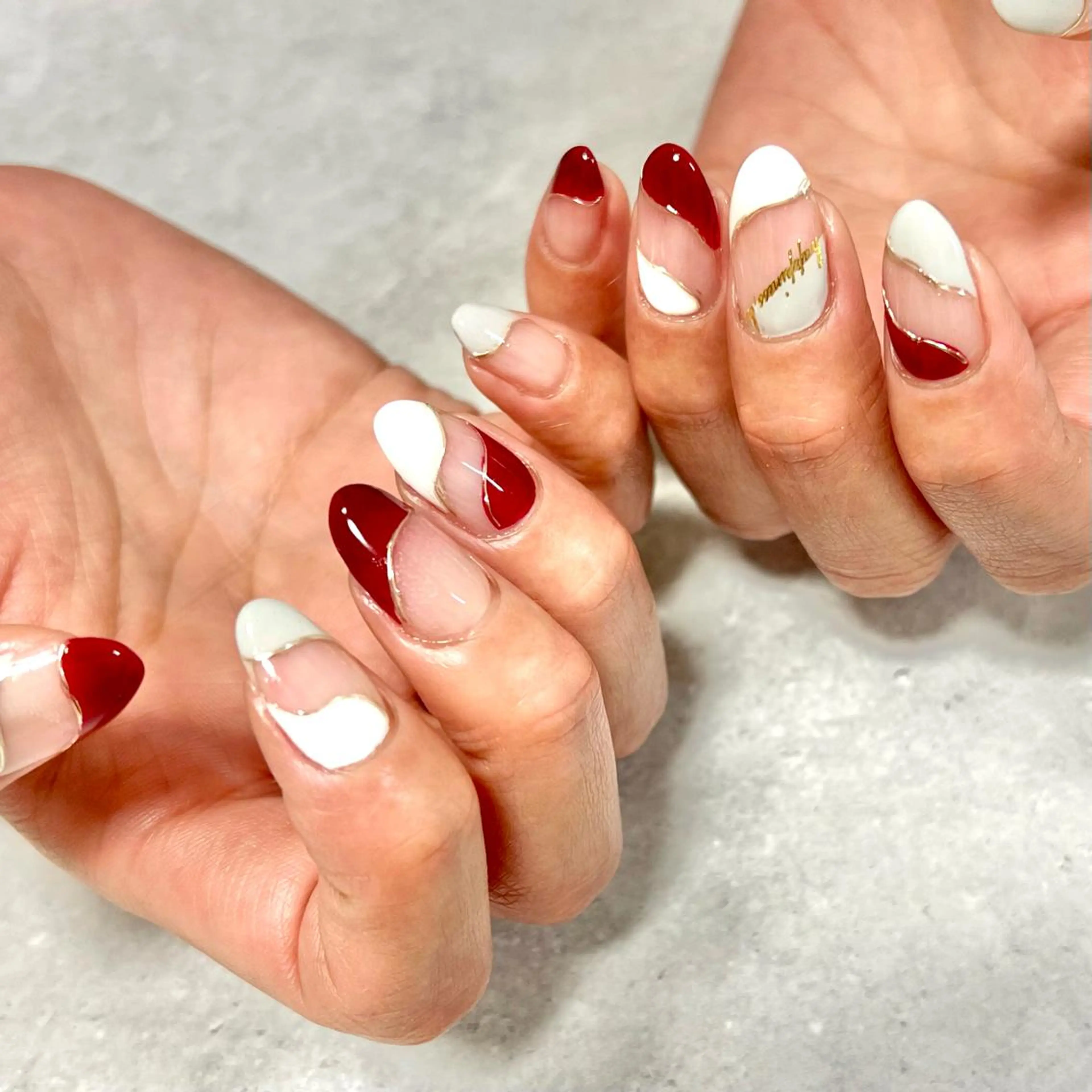 ネイル ミラーネイル ステラ marikominoのネイルデザイン