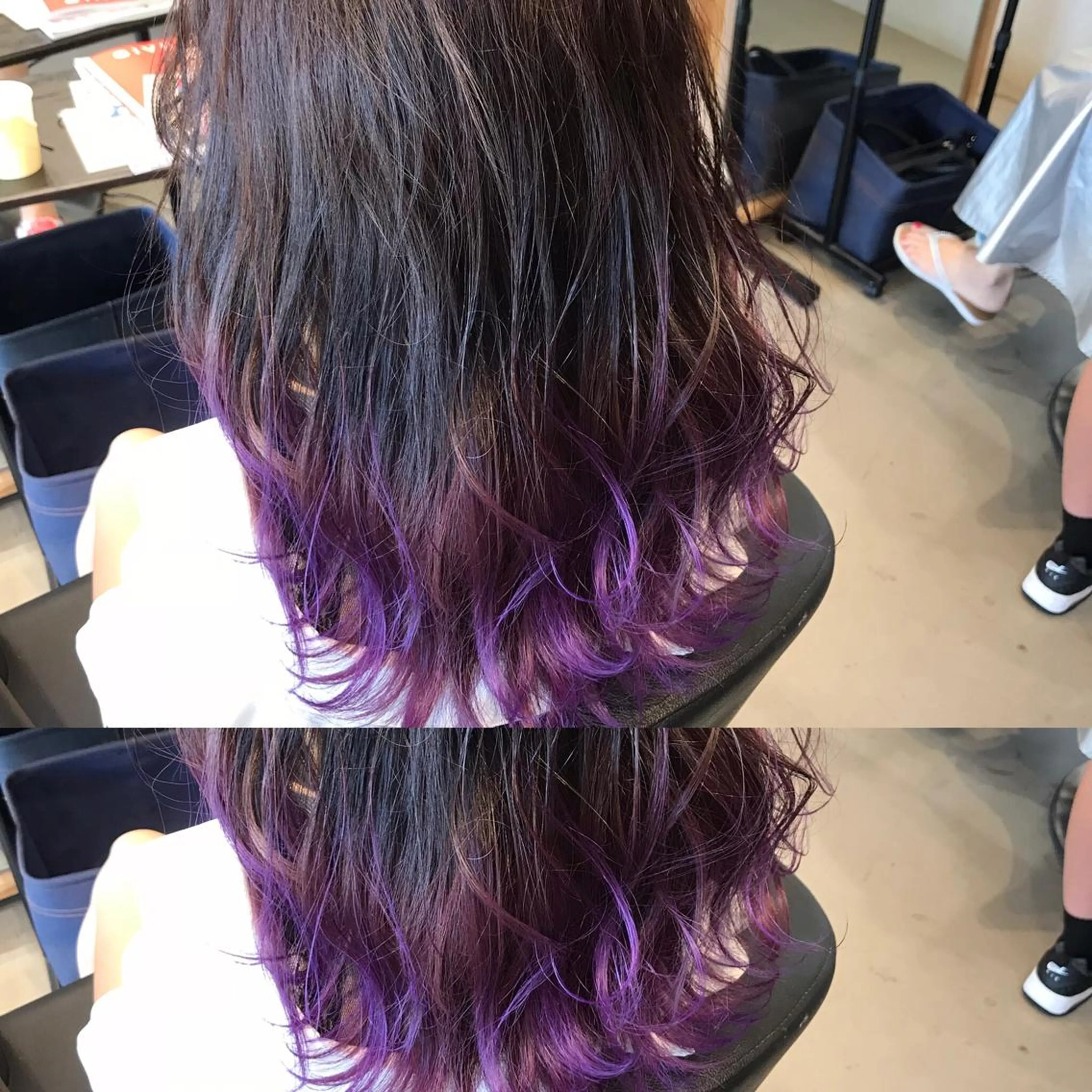 ミディアム カラー ブリーチ ヘアカラー 大久保 隆蔵のヘアスタイル