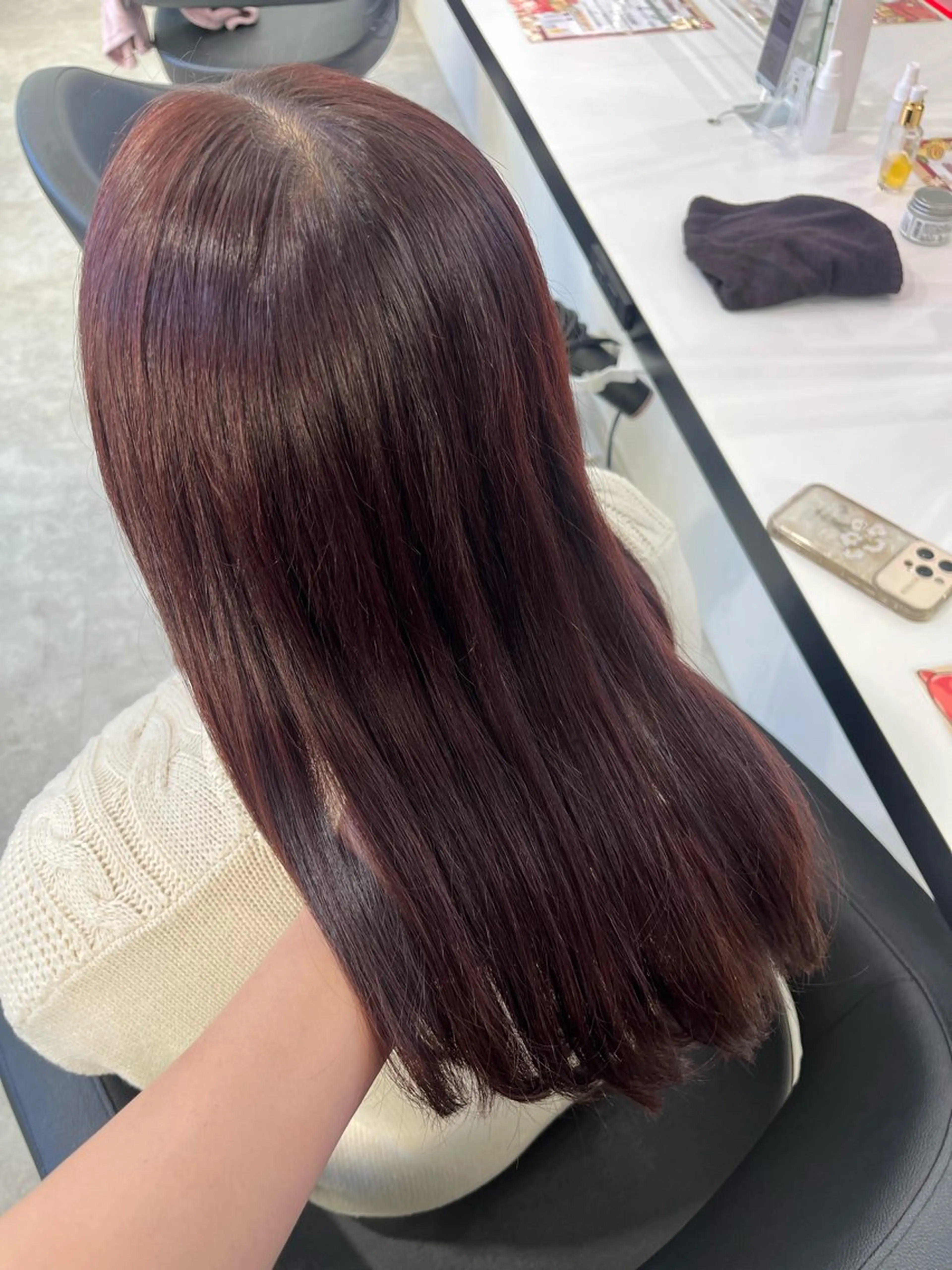 ロング カラー みう/仙台/暖色/ 艶髪/顔周りカット/のヘアスタイル