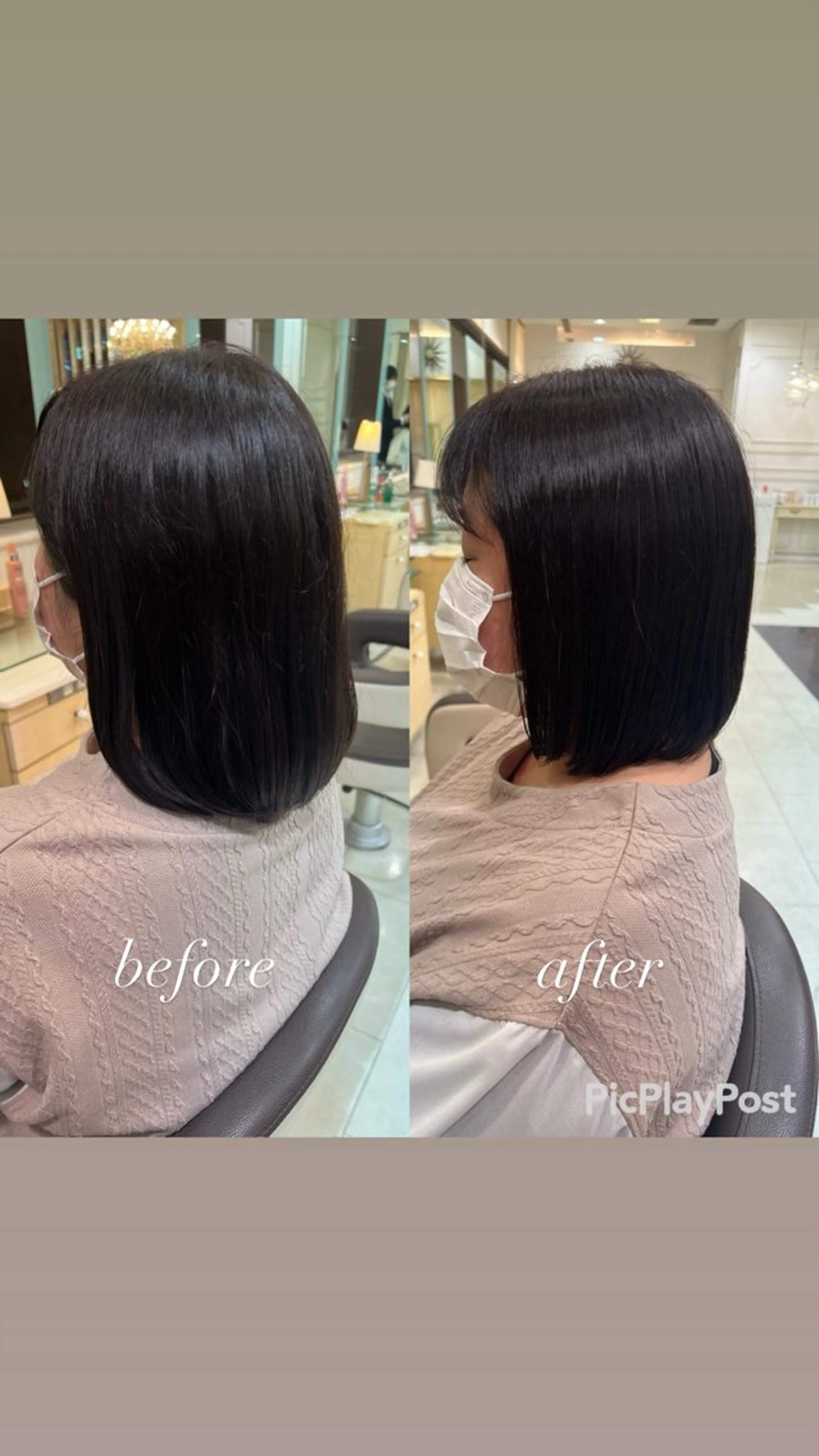 ミディアム 大人デザイン 🍃MORIKA🍃のヘアスタイル