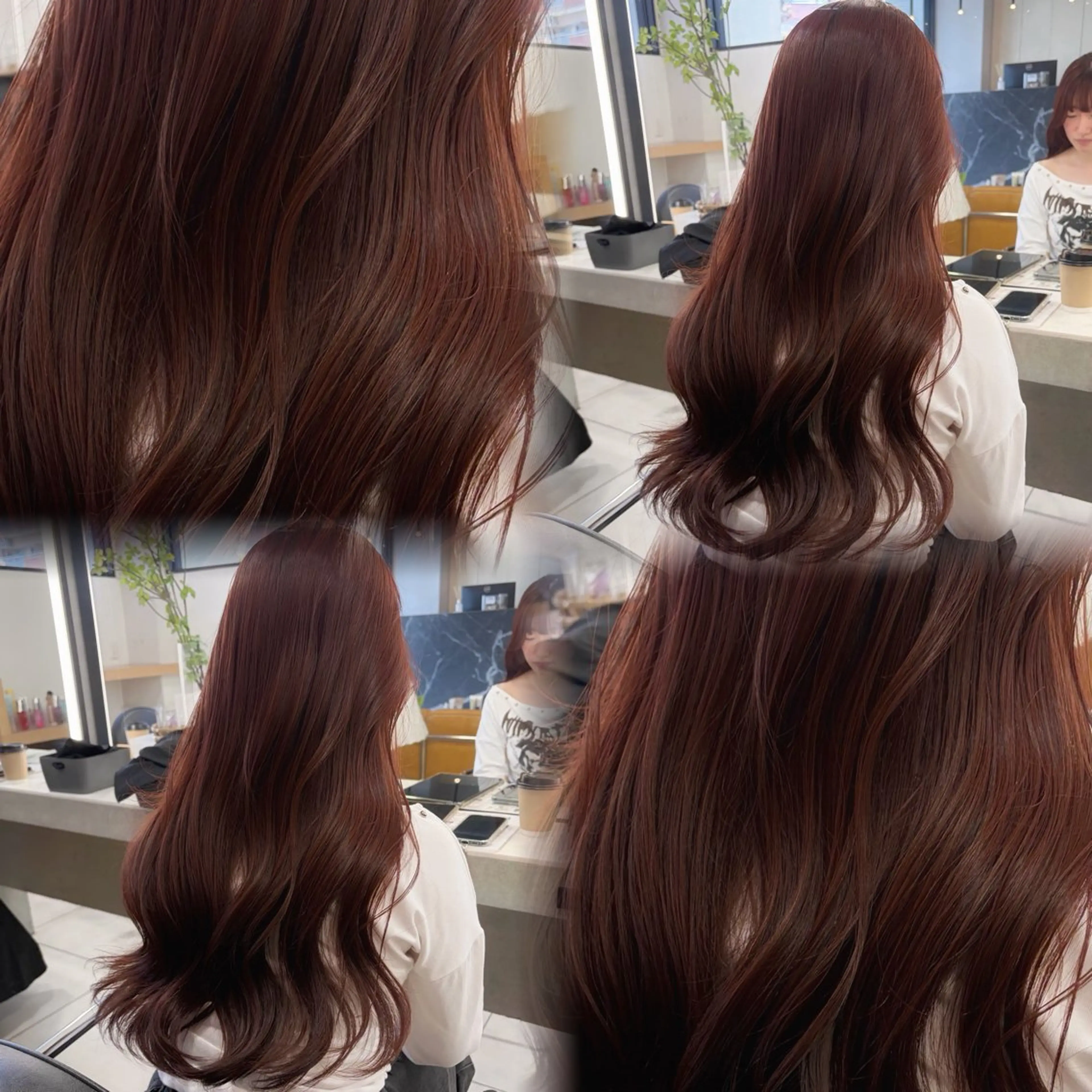 ロング カット ヘアカラー トリートメント 🎀透明感カラー🎀 稲垣至恩🎀のヘアスタイル