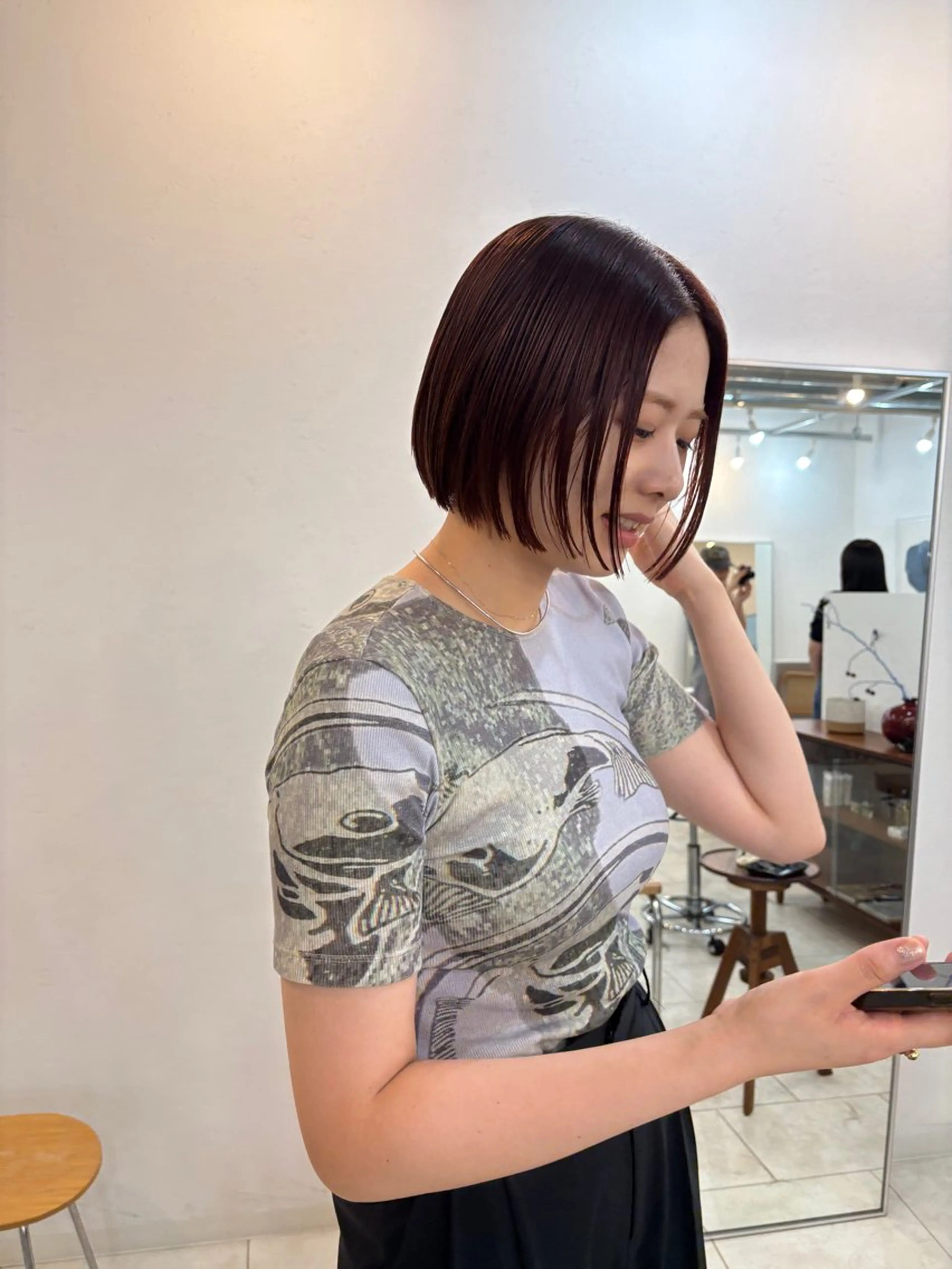 ショート カラー カット ヘアカラー eri kinjoのヘアスタイル