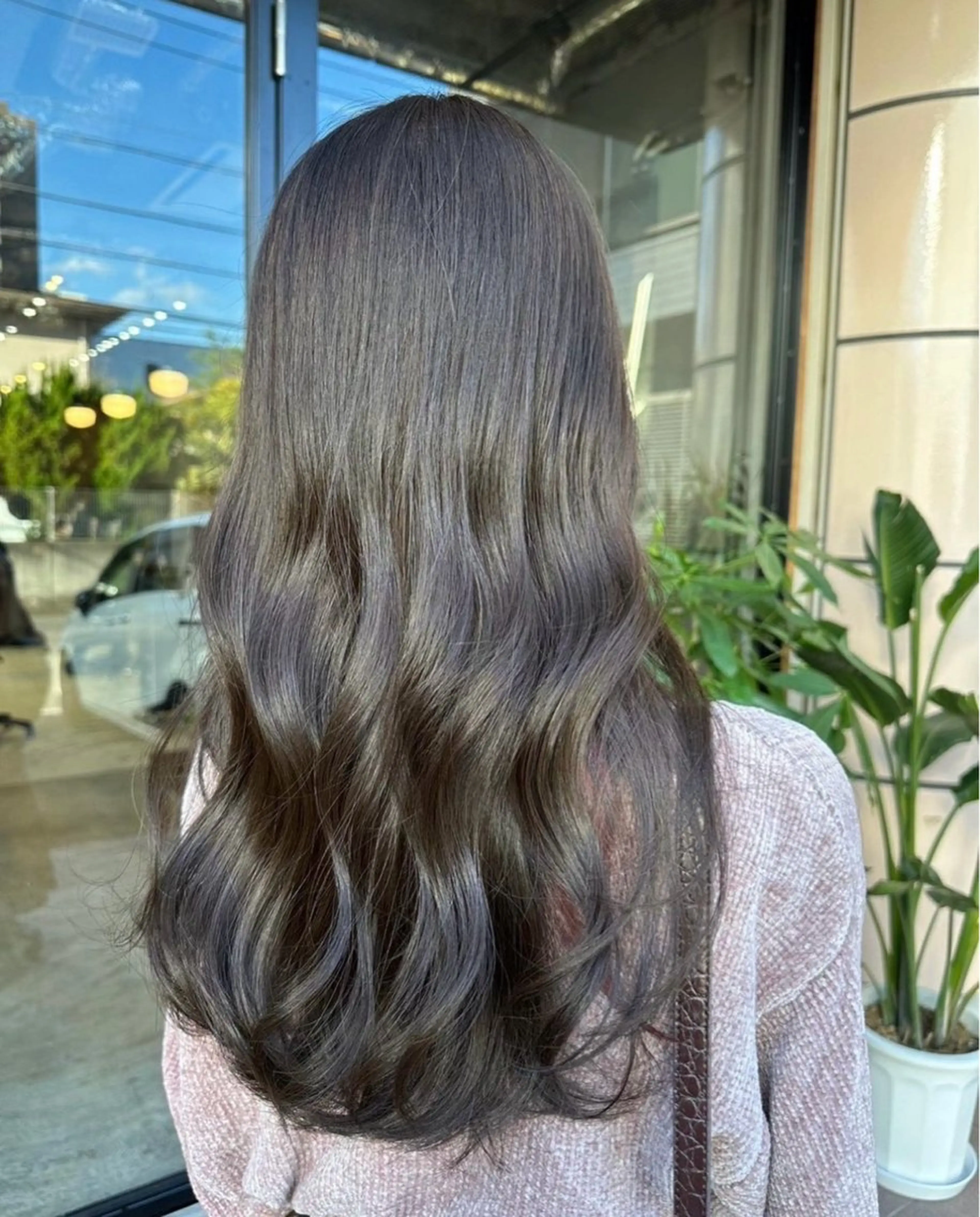 ロング カラー ❤️ブリーチなし💚 ダブルカラー平野実花のヘアスタイル