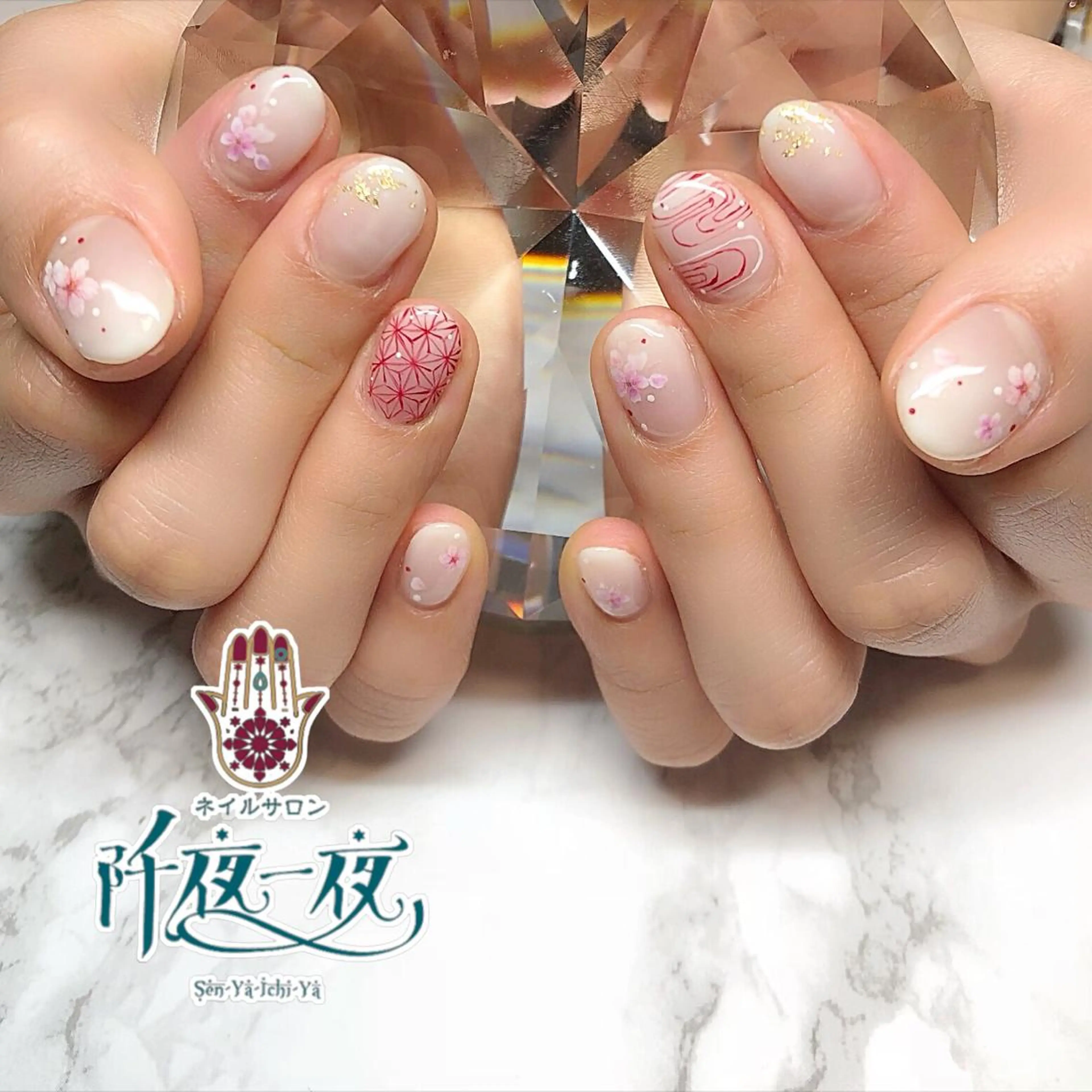 ネイル 六本木ネイル阡夜一夜 当日＆持ち込み歓迎のネイルデザイン