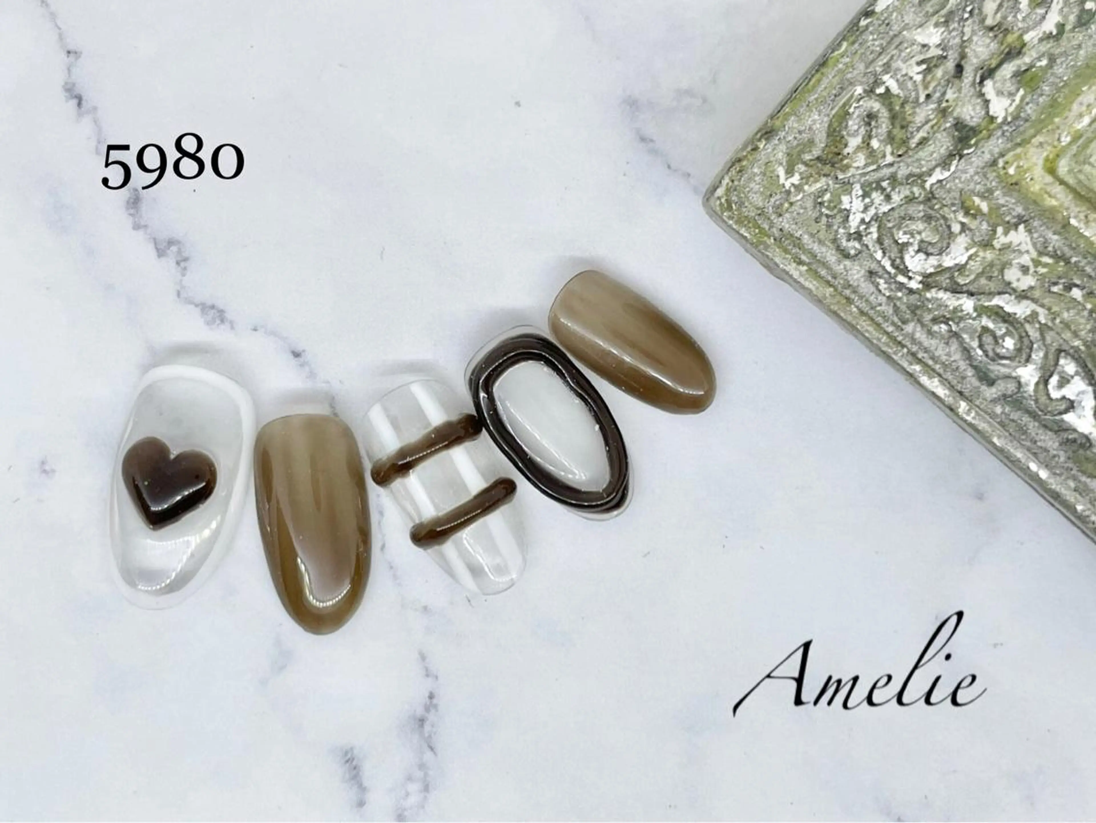 ネイル ハンドネイル いちじゅう あおいのネイルデザイン