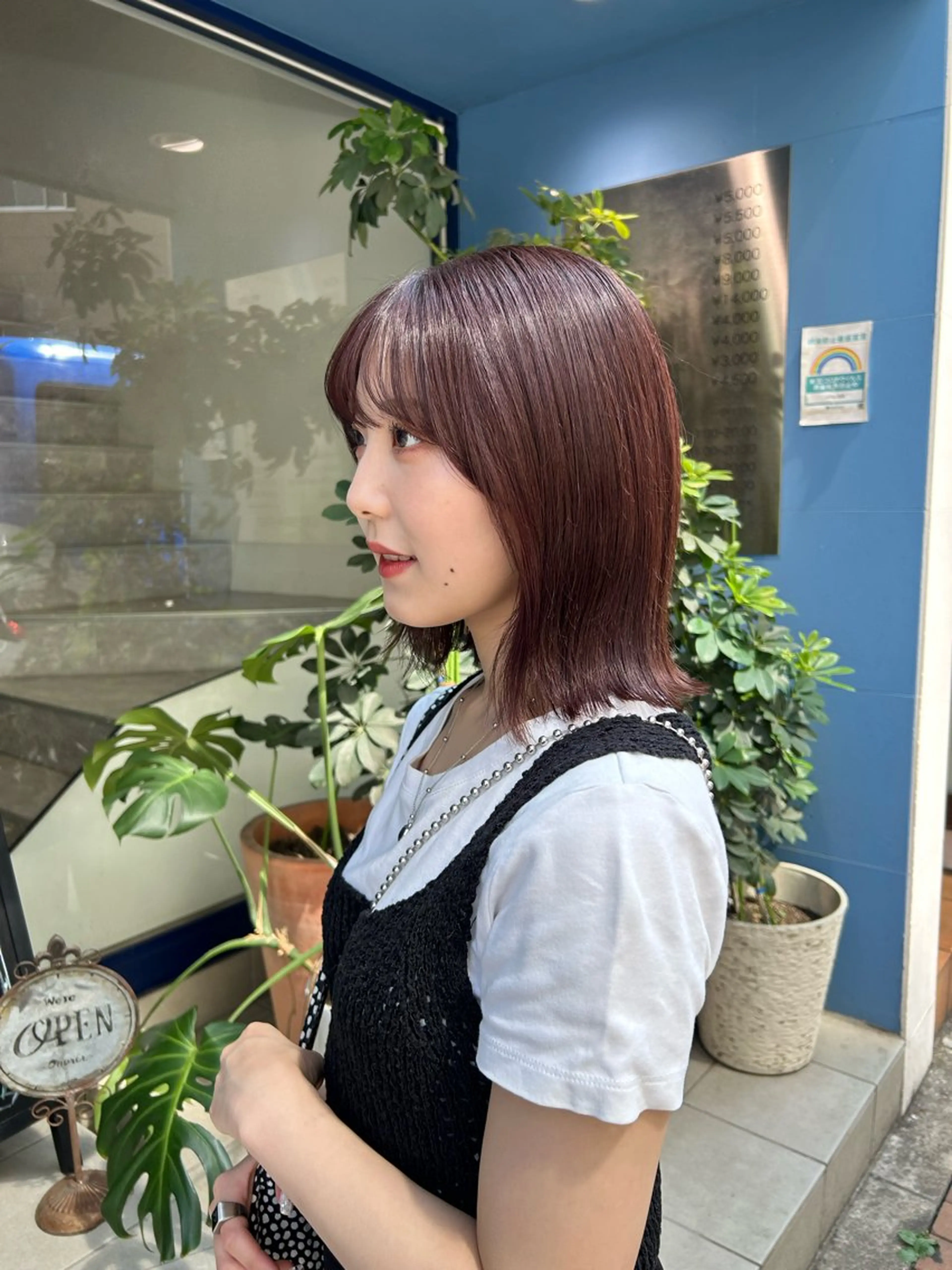 ミディアム 福島 ひかりのヘアスタイル