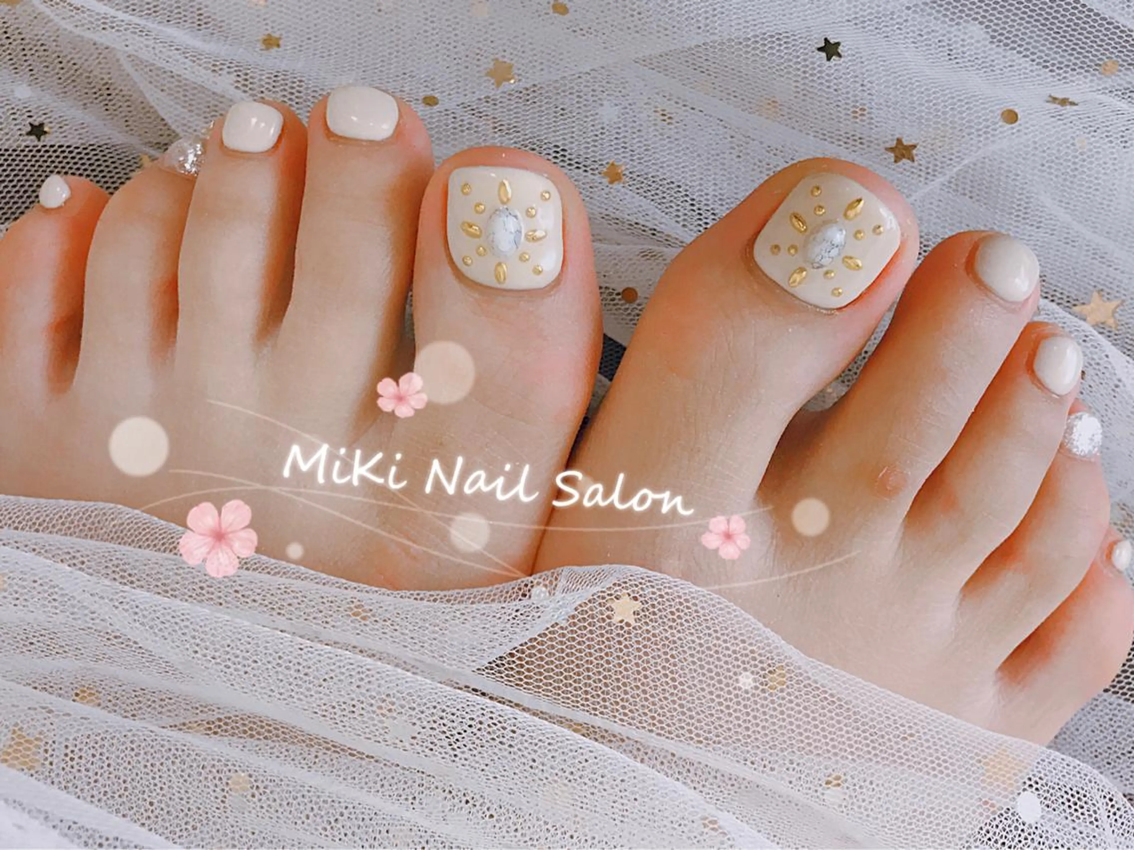 ネイル フットネイル 🎀Yumi✨ ミキネイルサロン池袋のネイルデザイン