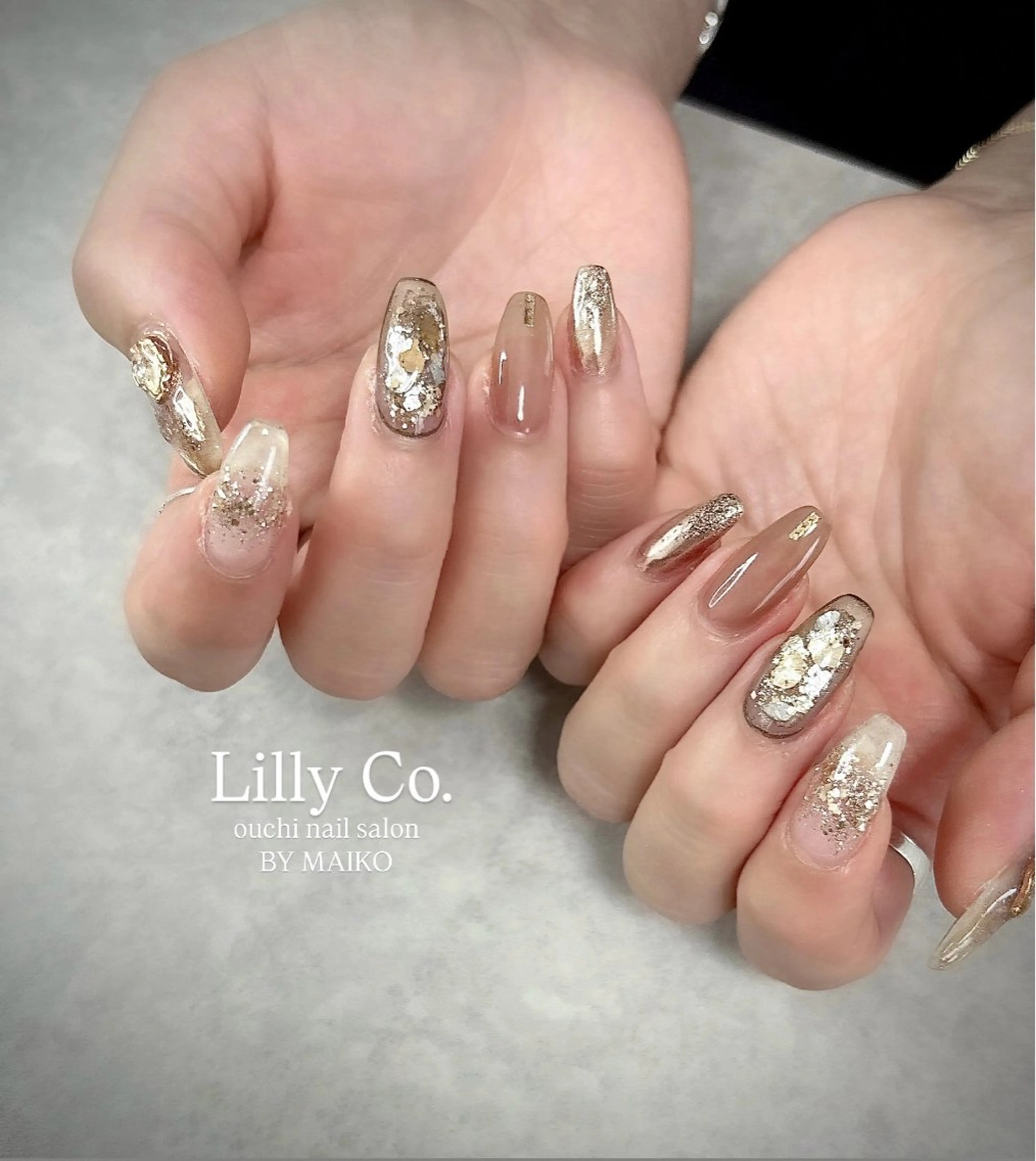 ネイル ニュアンスネイル ハンドネイル ハンドケア Lilly Co.のネイルデザイン