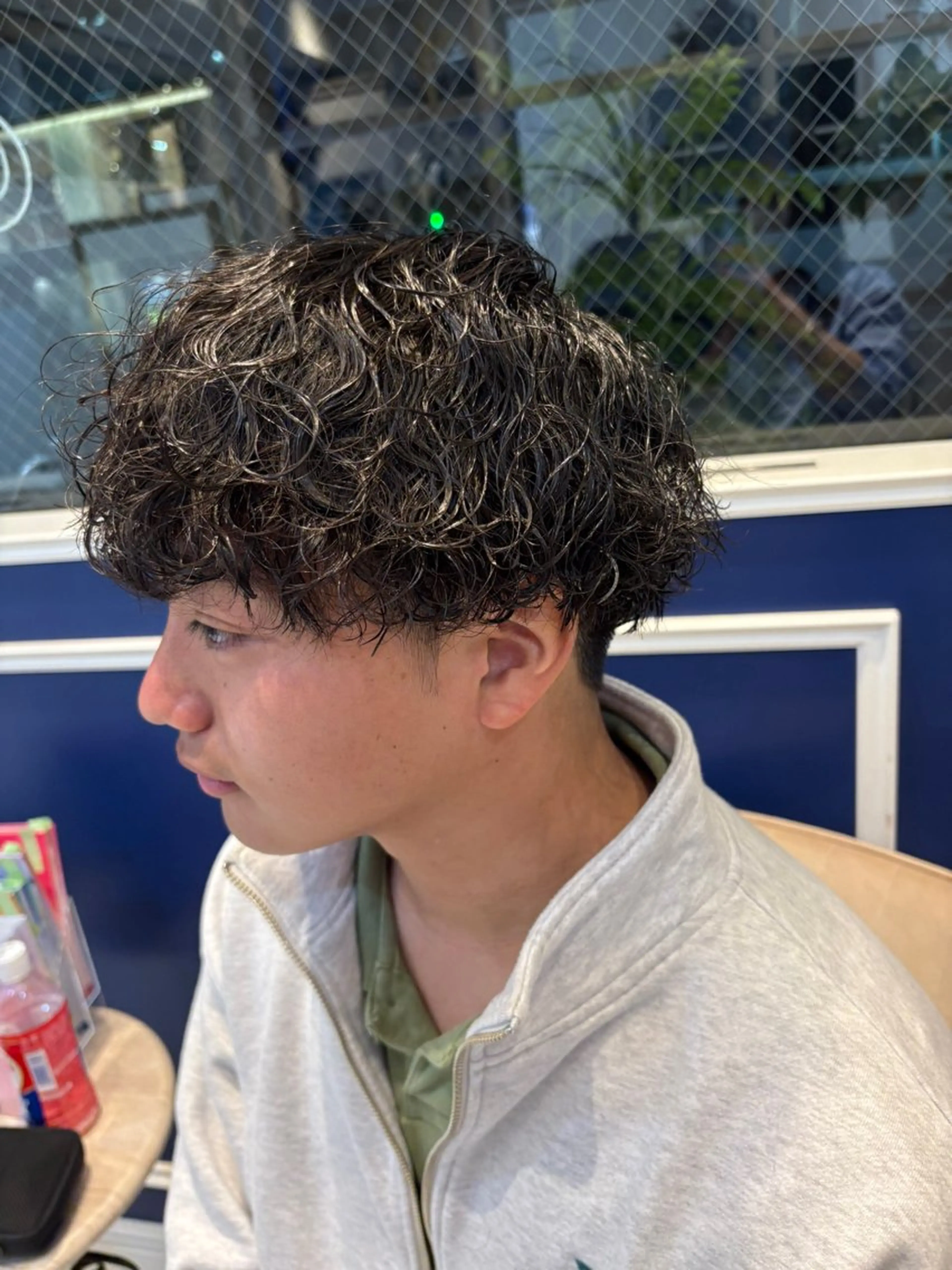 パーマ メンズ メンズパーマ 波巻きパーマ カット パーマ 大槻 ハルカのヘアスタイル
