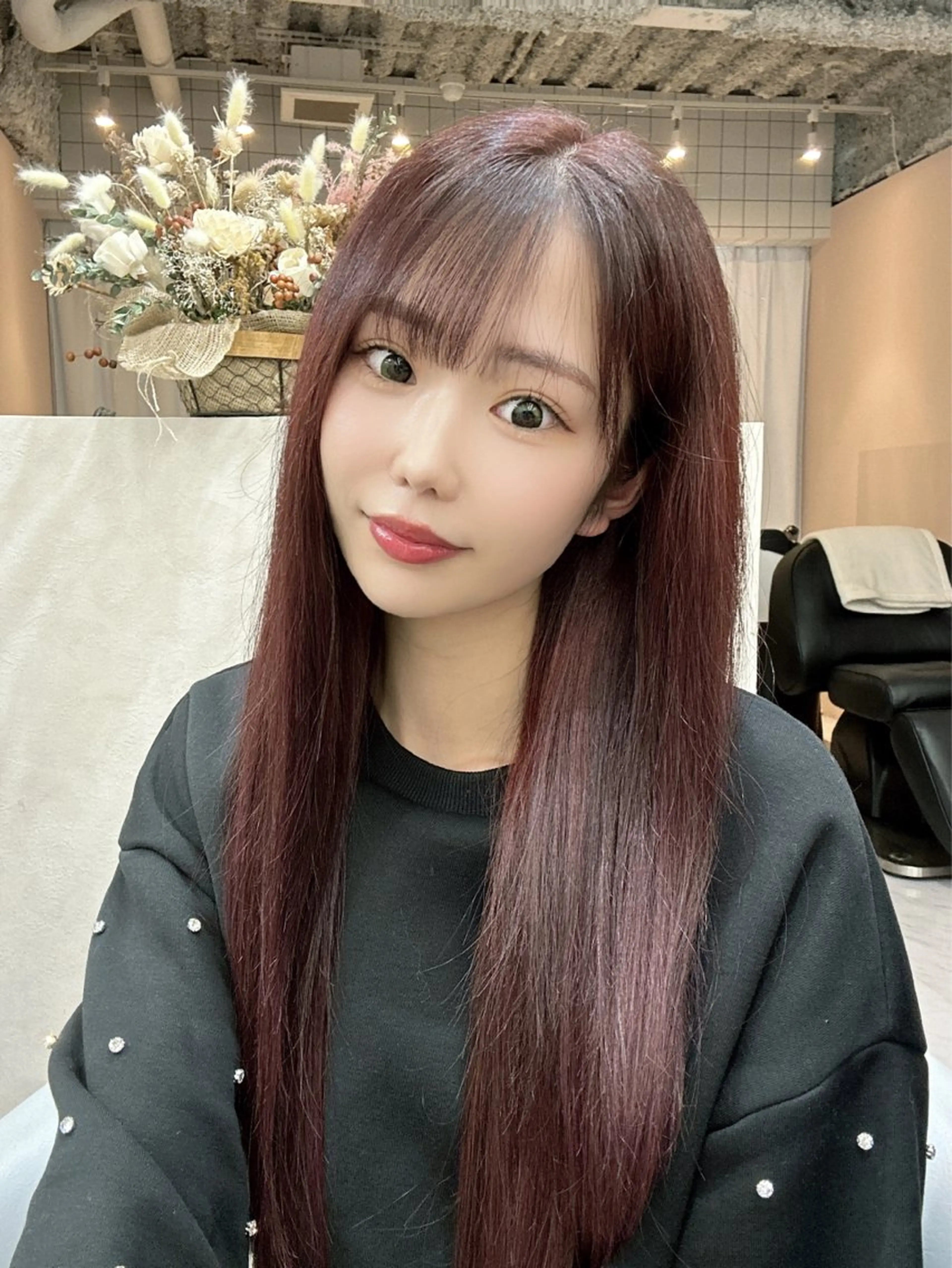 ロング カラー シールエクステ ブリーチ ダブルカラー イヤリングカラー インナーカラー 新宿/韓国風レイヤー エクステ/YUTOのヘアスタイル