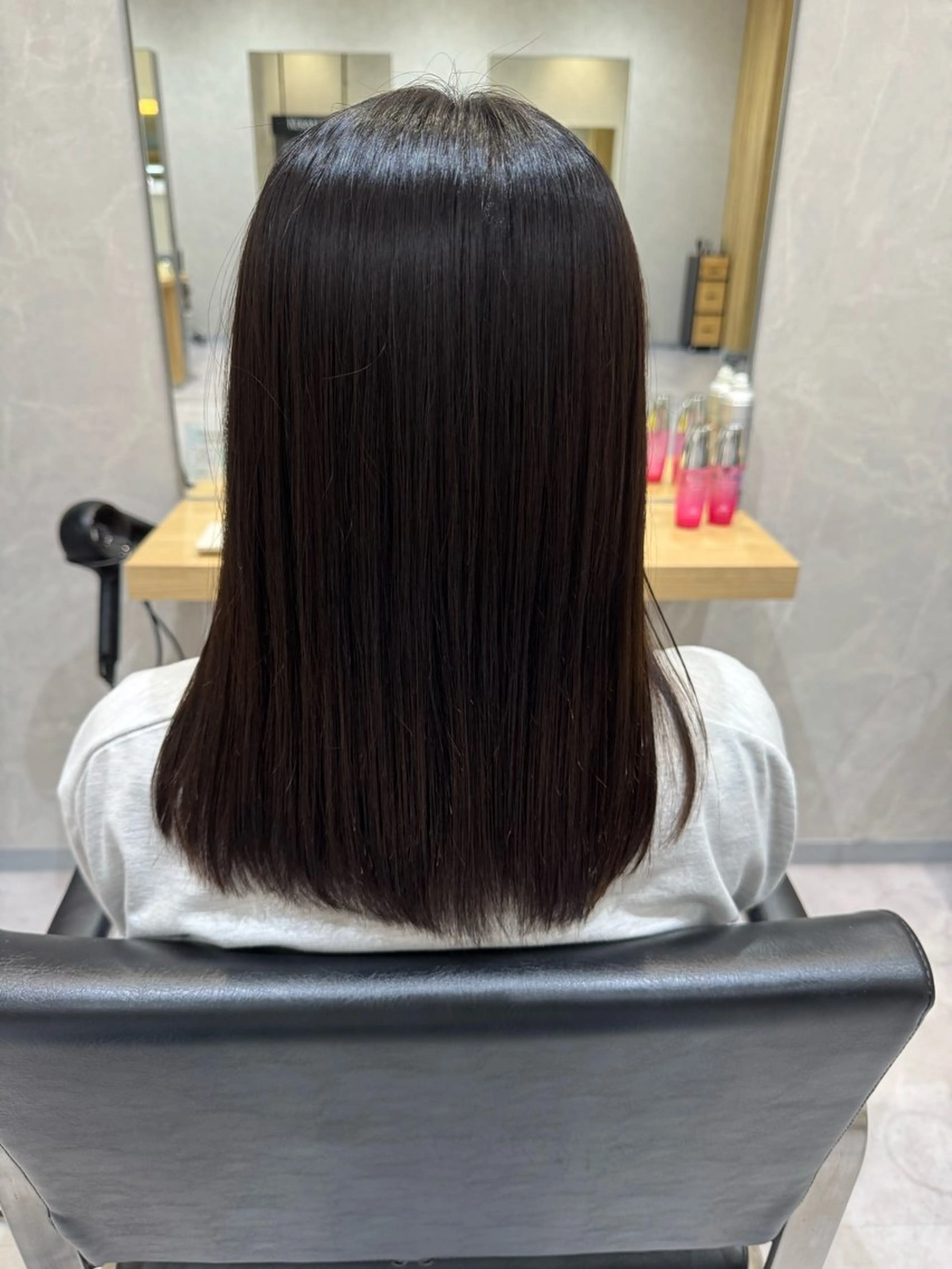 ロング 髪質改善 縮毛矯正 ヘアカラー 縮毛矯正 トリートメント 髪質改善/縮毛矯正 /メンズパーマ川田のヘアスタイル