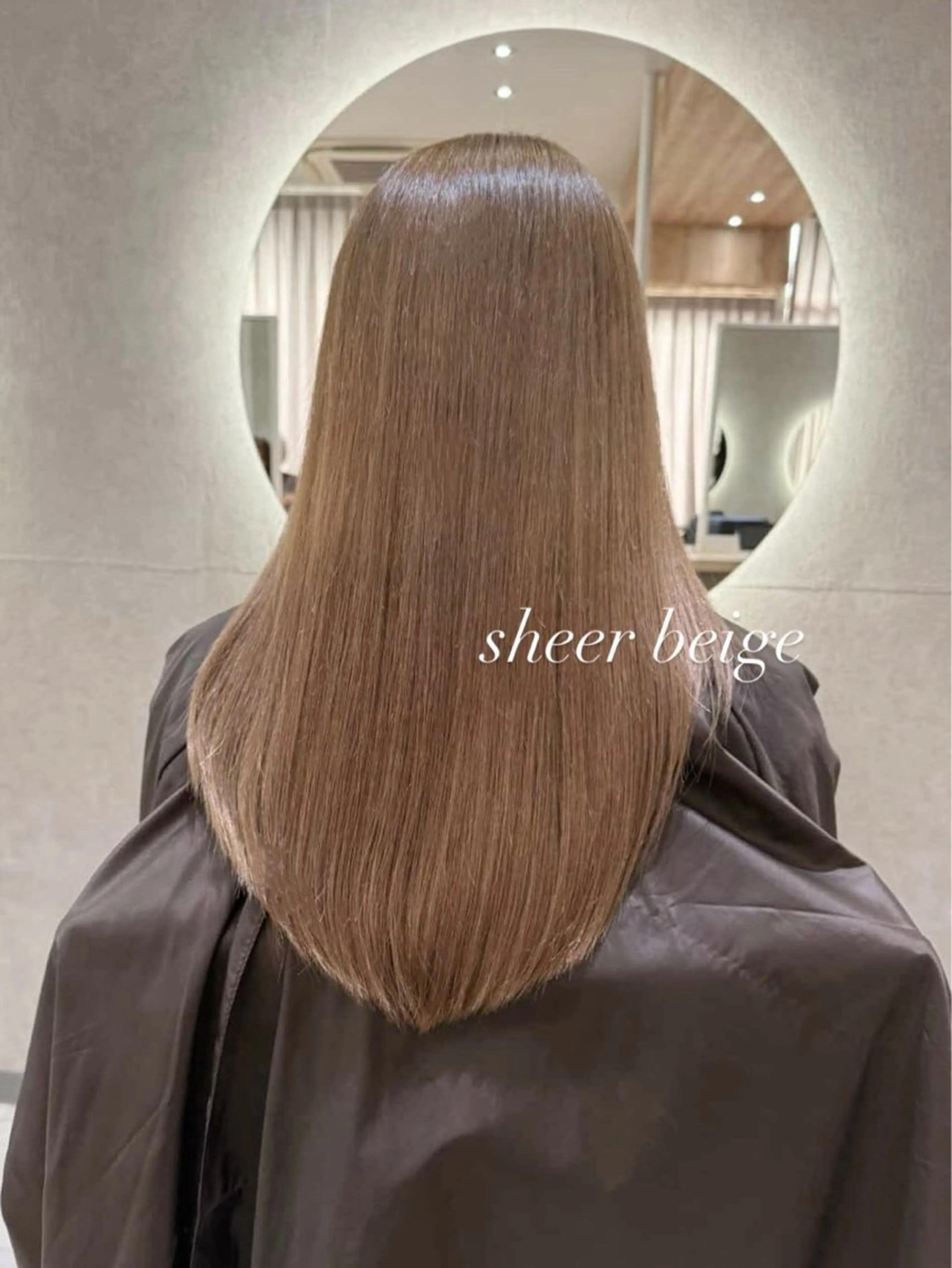 ロング カラー カット ヘアカラー トリートメント nakahara madokaのヘアスタイル