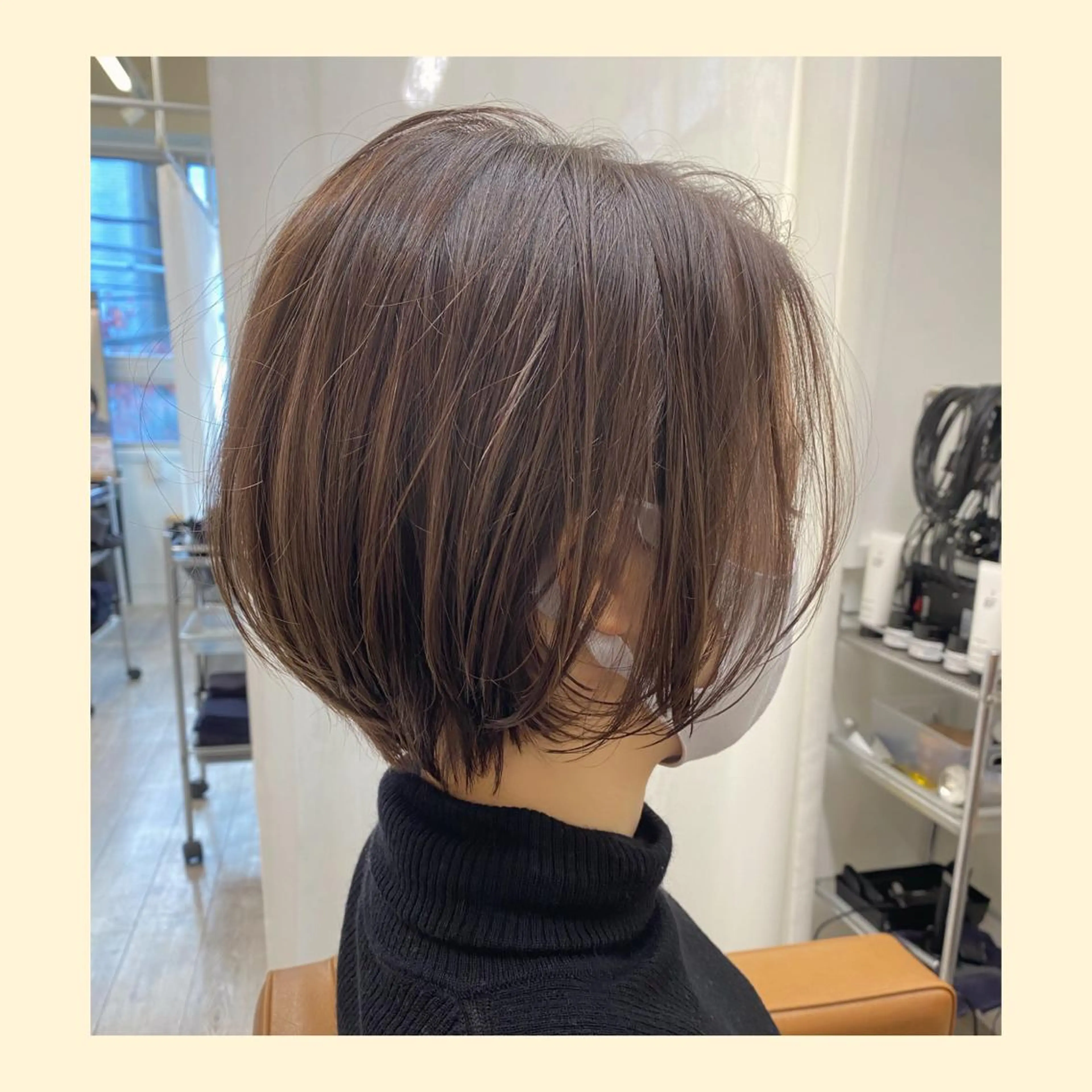 ショート ショートボブ ボブ ハイライト 髪質改善 レイヤーカット カット ヘアカラー トリートメント 🌈ショート/レイヤ ーカット/中村崇宏のヘアスタイル