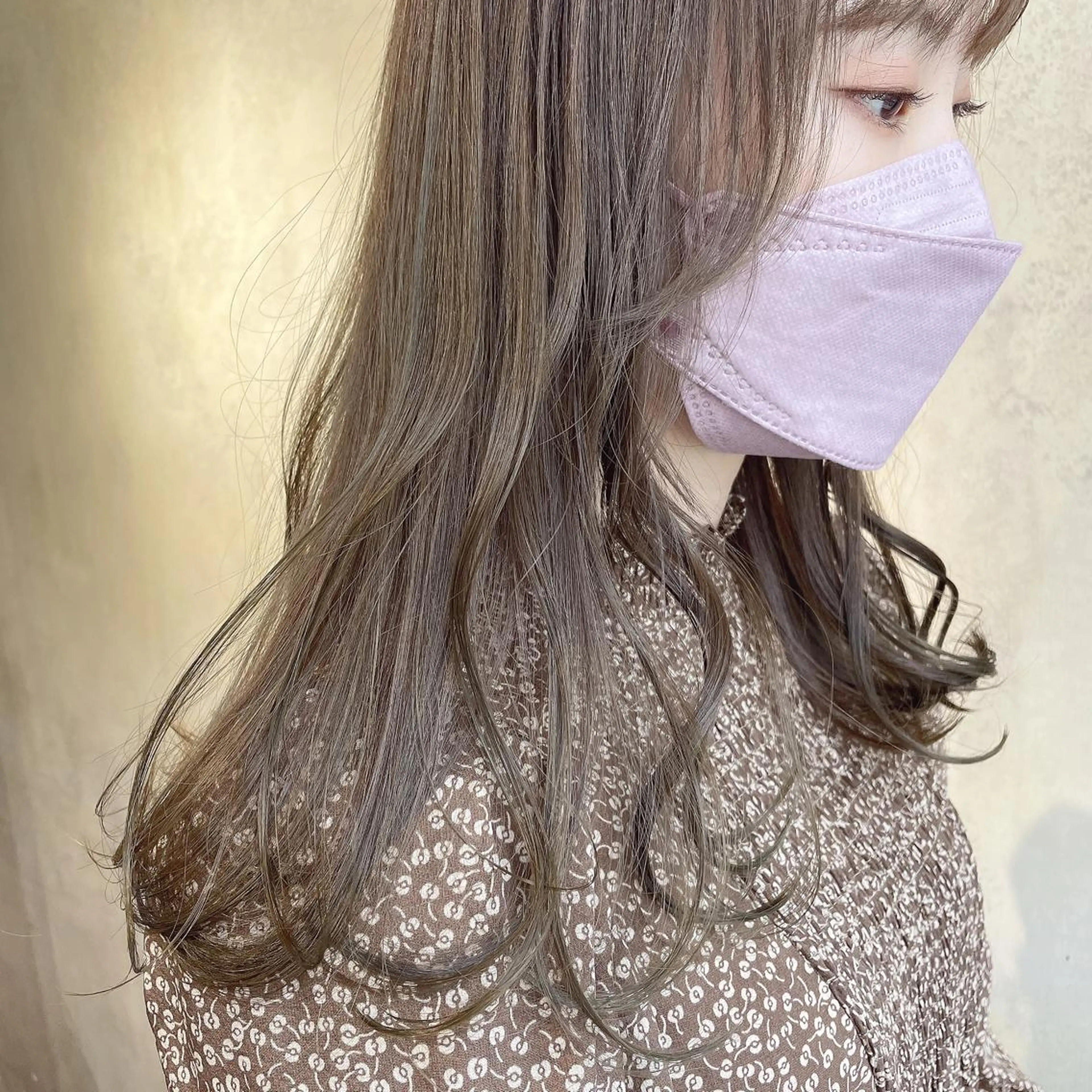 ロング カラー 梅田美容室 山崎海波のヘアスタイル