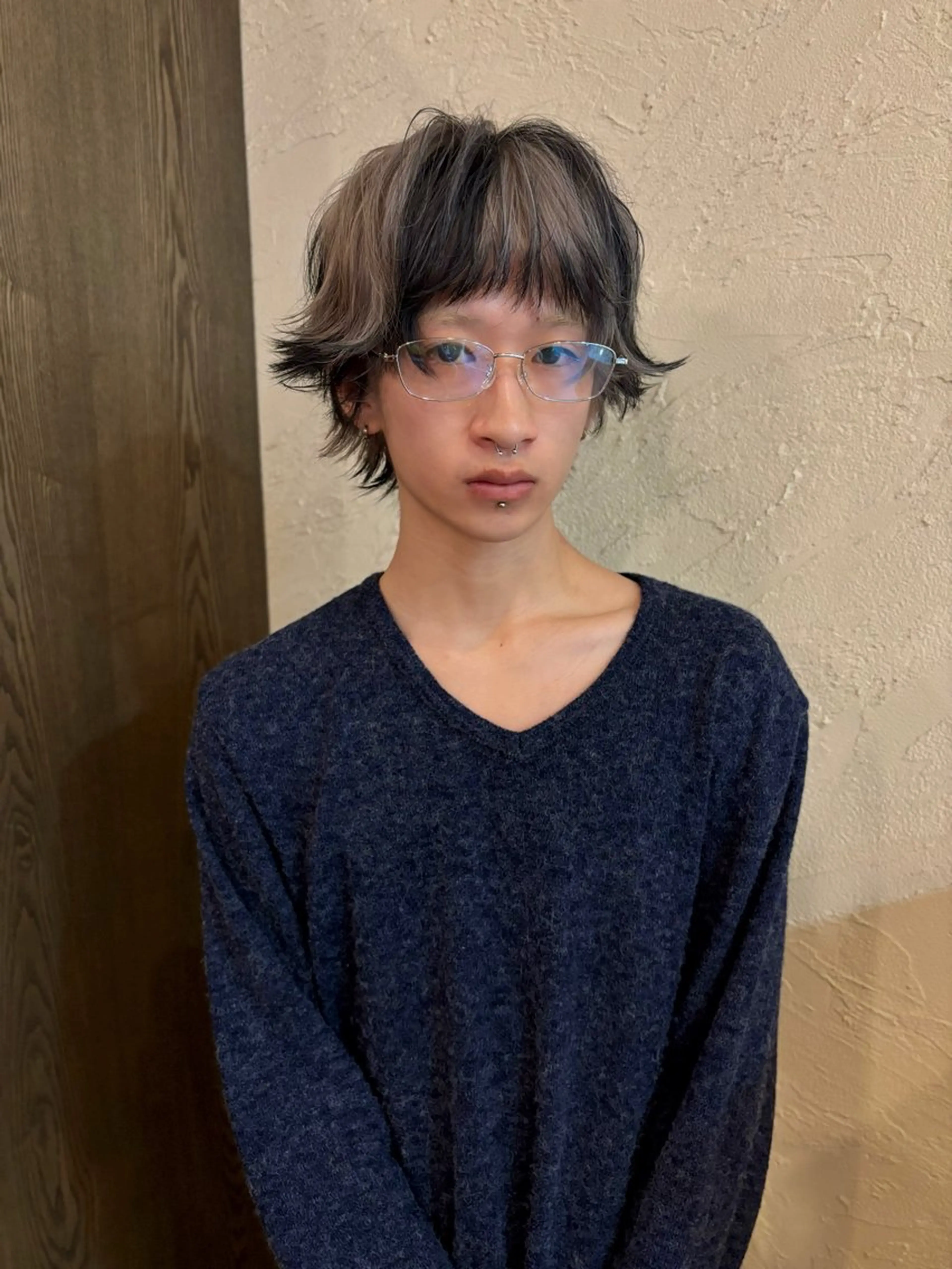 カラー メンズ ヘアカラー ハイトーン/デザイン カラー/るいのヘアスタイル