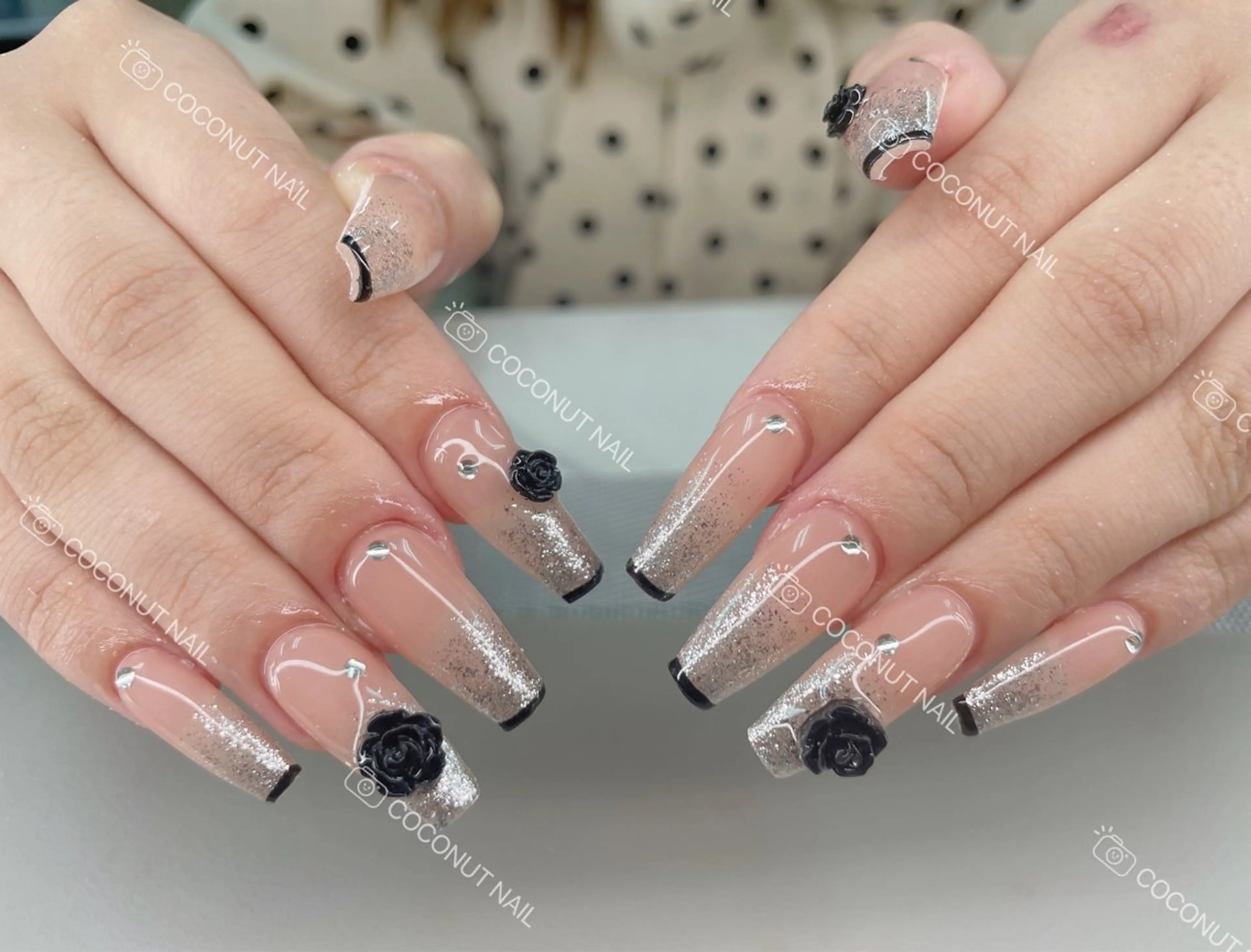 ネイル ハンドネイル 神田 ココナッツのネイルデザイン