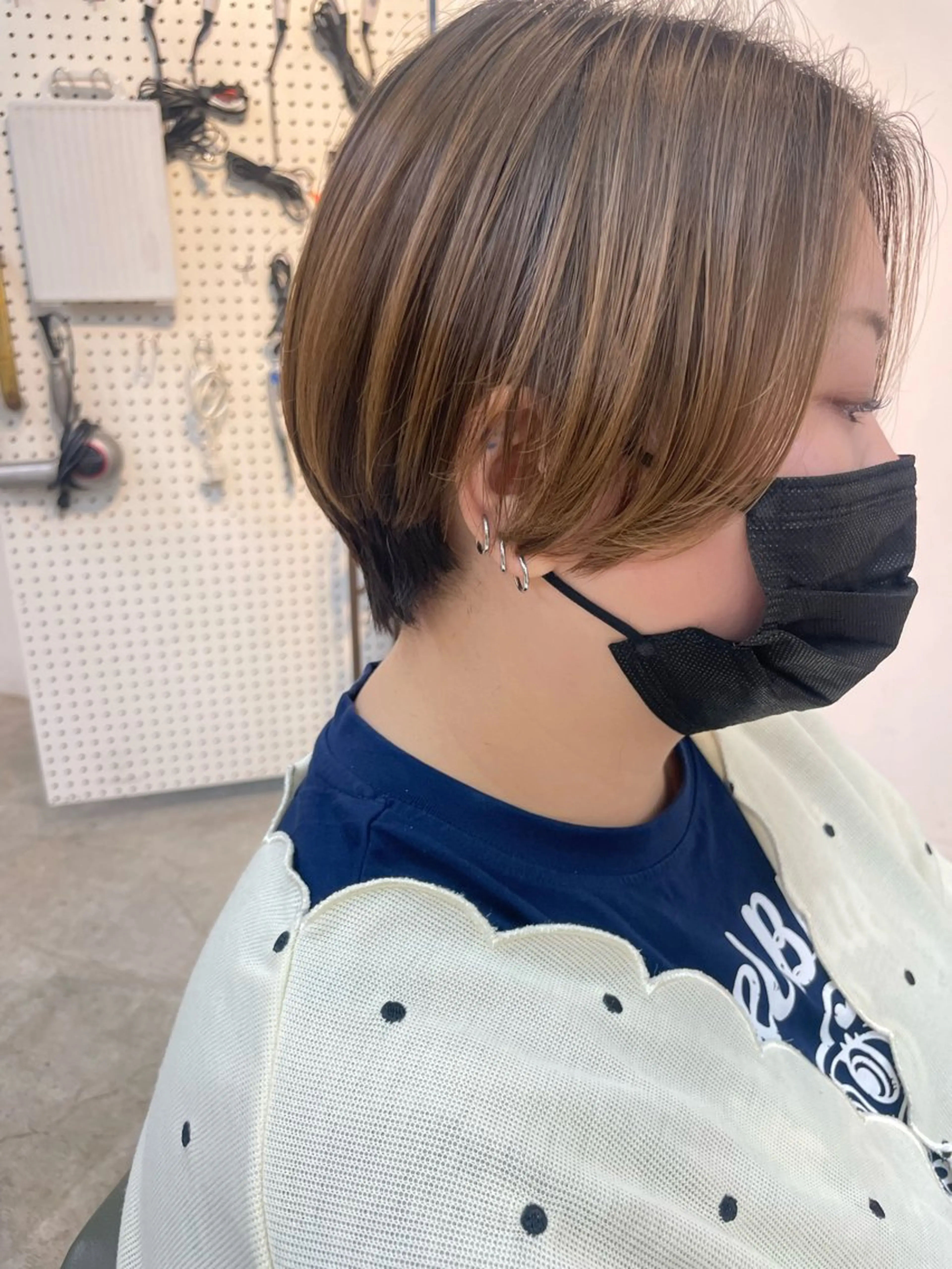 ショート ショートヘア cyez rinkaのヘアスタイル