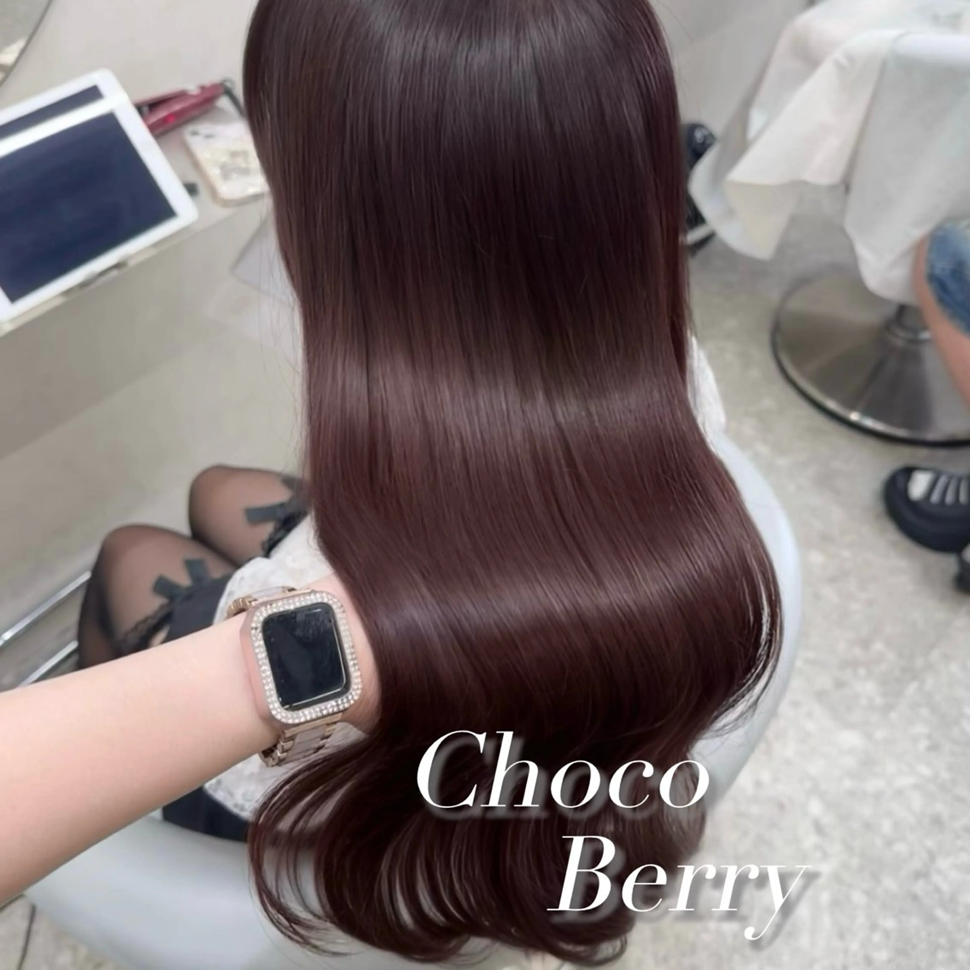 【🌟超お得🈹】前髪カット+艶カラー+超音波トリートメント🤍ロング料金なし🎀の写真