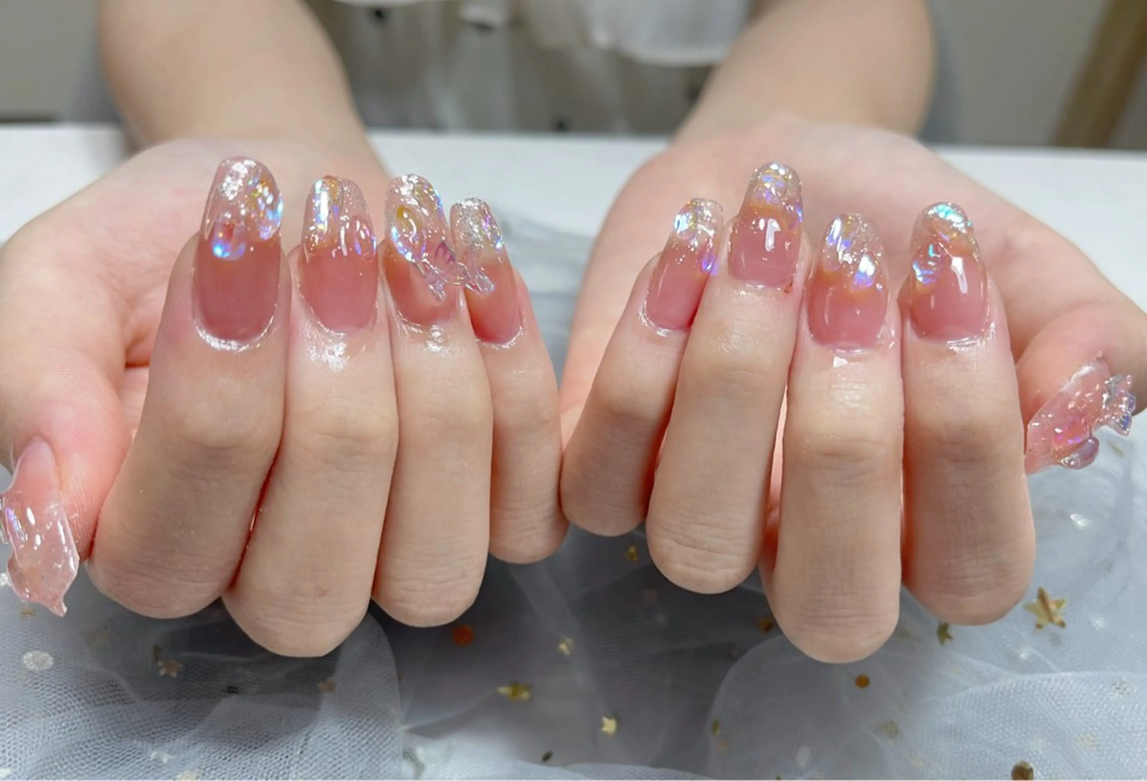 ネイル ハンドネイル 🎀ネイルサロン エクラYUI🎀のネイルデザイン