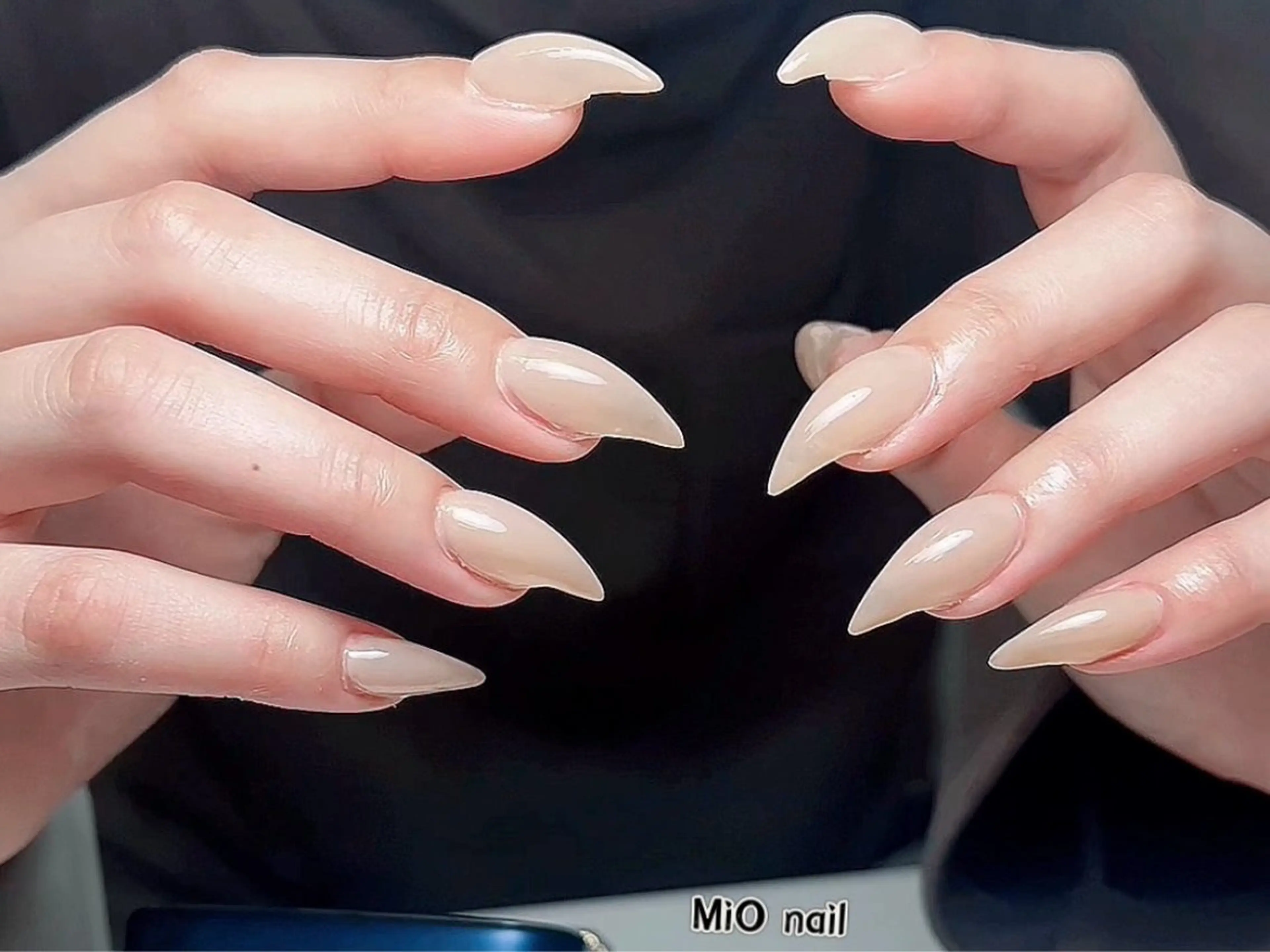 ネイル ジェルネイル 韓国ネイル 持ち込み オフィスネイル ワンホンネイル MiO Nailのネイルデザイン