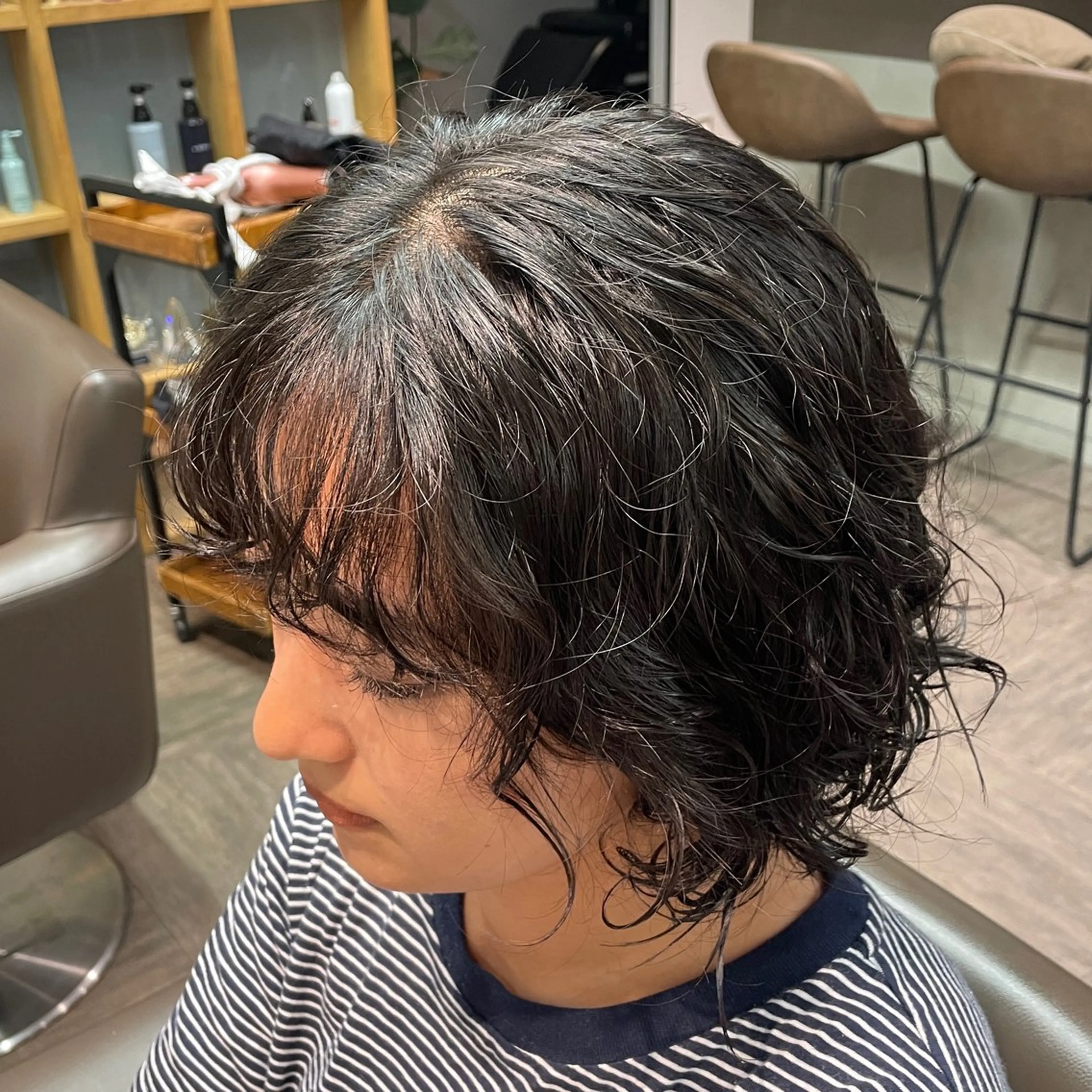 パーマ 暖色カラー/ アレンジ/篠崎渚彩のヘアスタイル