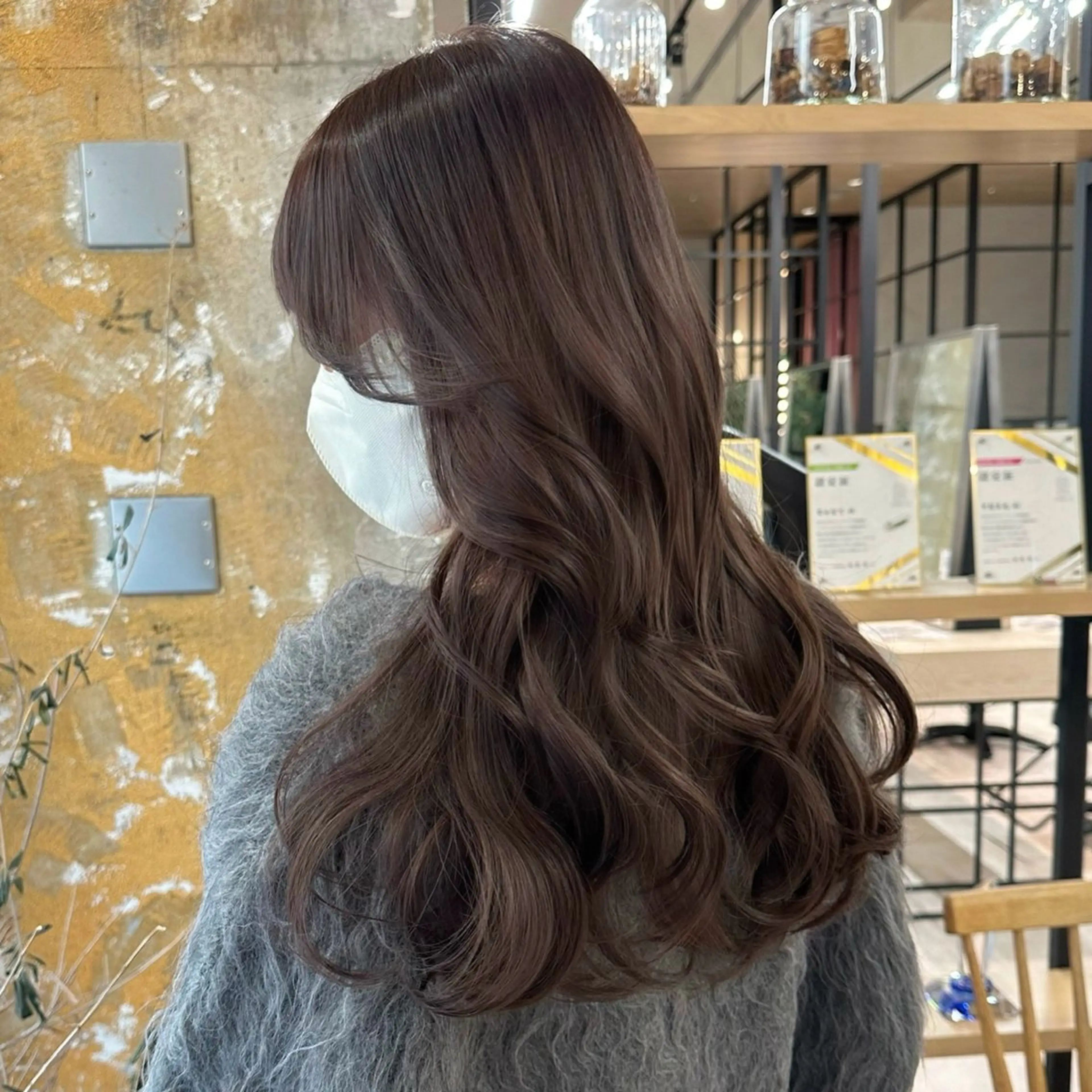 ロング メンズ縮毛矯正 ニュアンスパーマのヘアスタイル