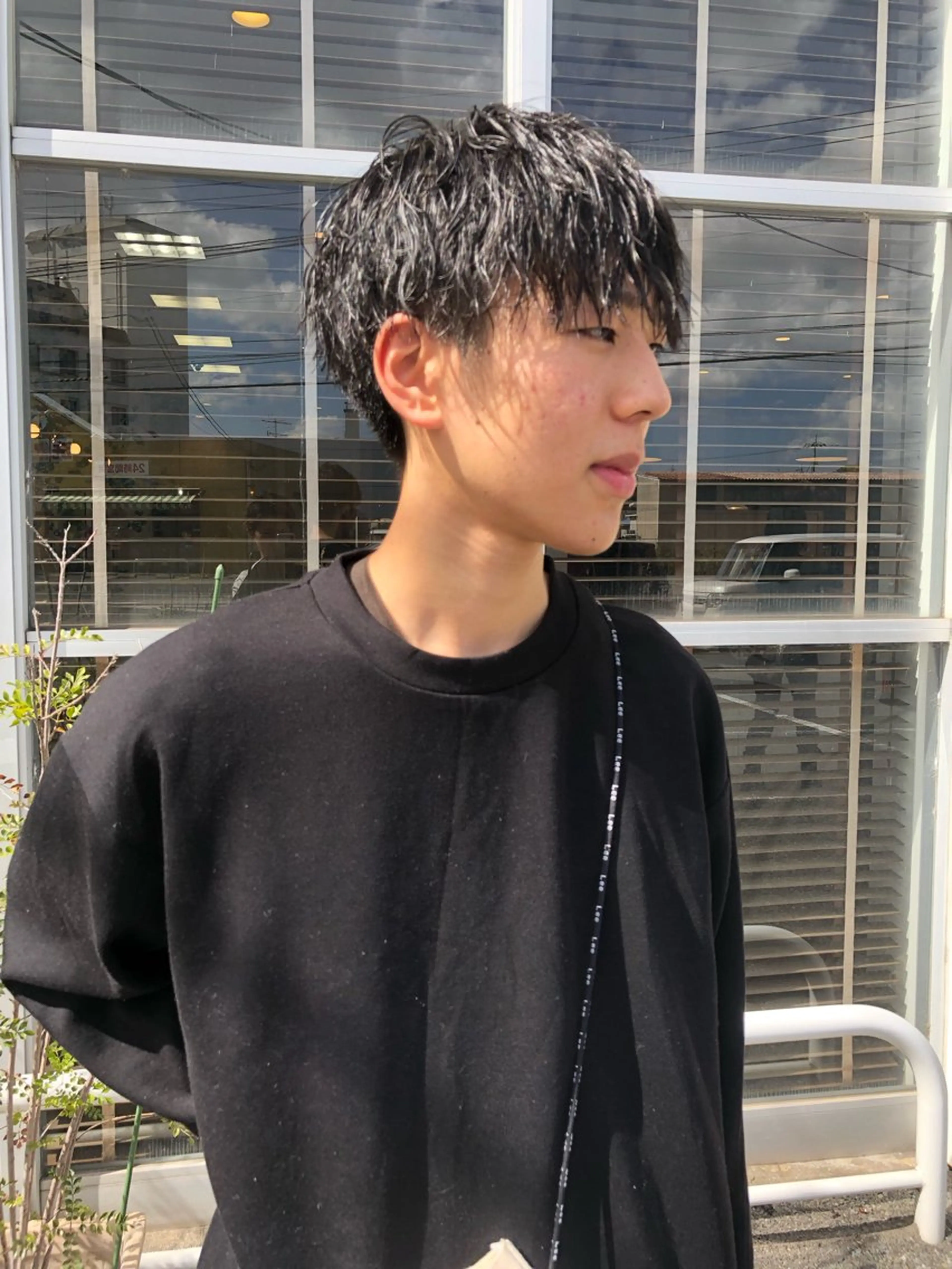 ショート カラー パーマ ヘアアレンジ メンズ ❣️倉敷❣️美髪 カラー能登一成のヘアスタイル