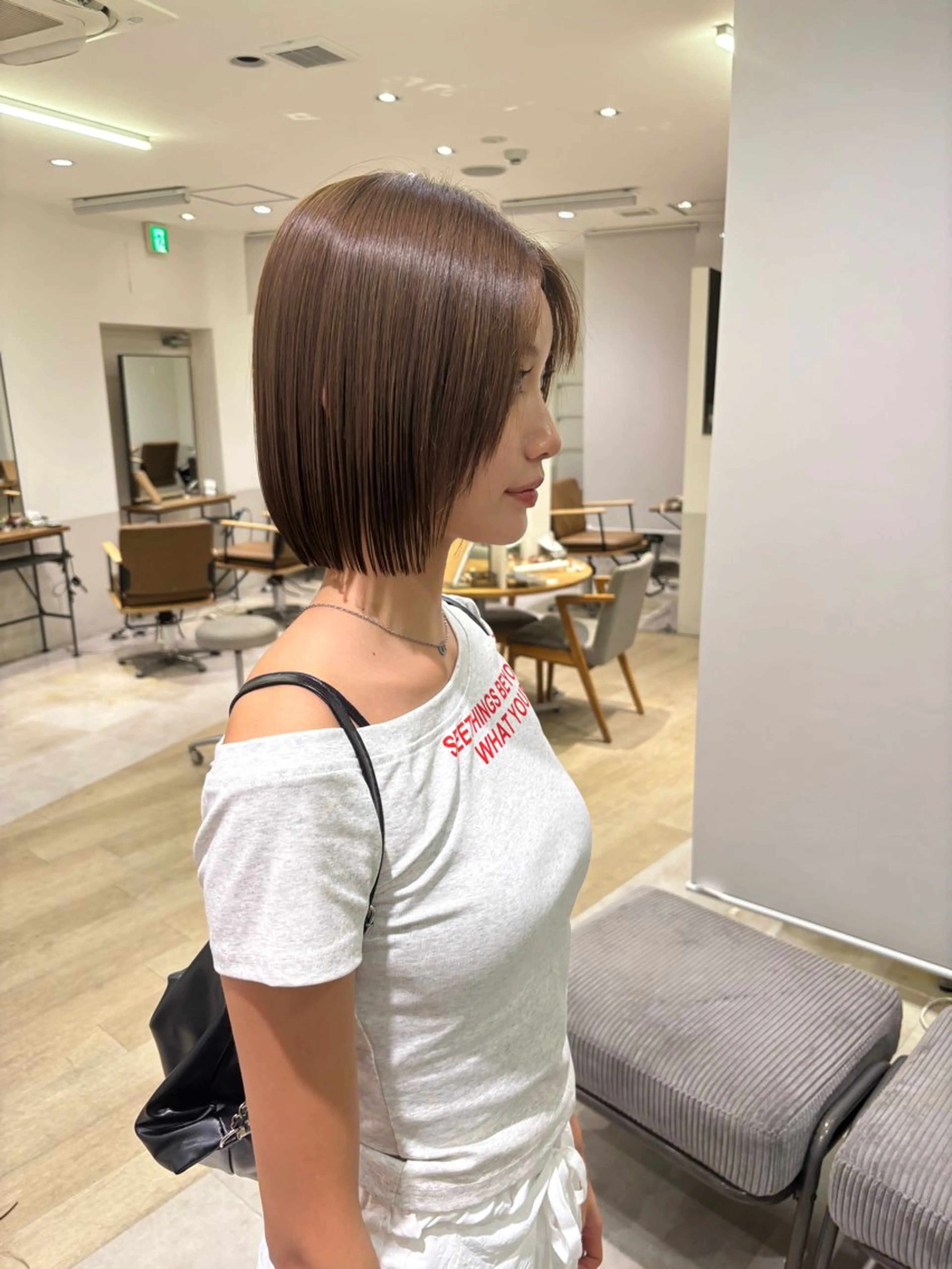 ショート カラー 🥇赤み消しカラー／ 髪質改善の匠🥇のヘアスタイル
