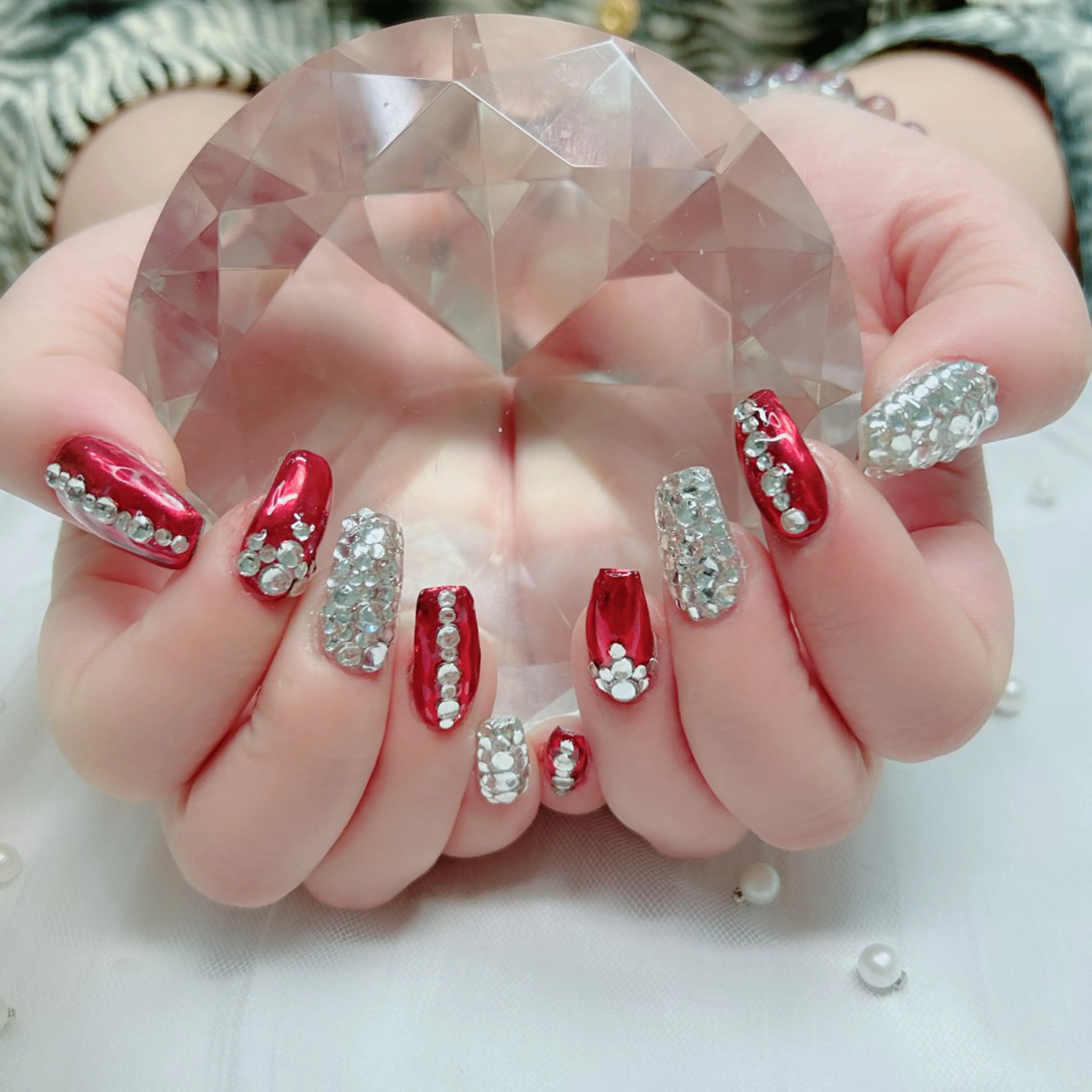 ネイル オーロラネイル ミラーネイル オフィスネイル ワンカラーネイル シンプルネイル ハンドネイル Cute Tips nailのネイルデザイン