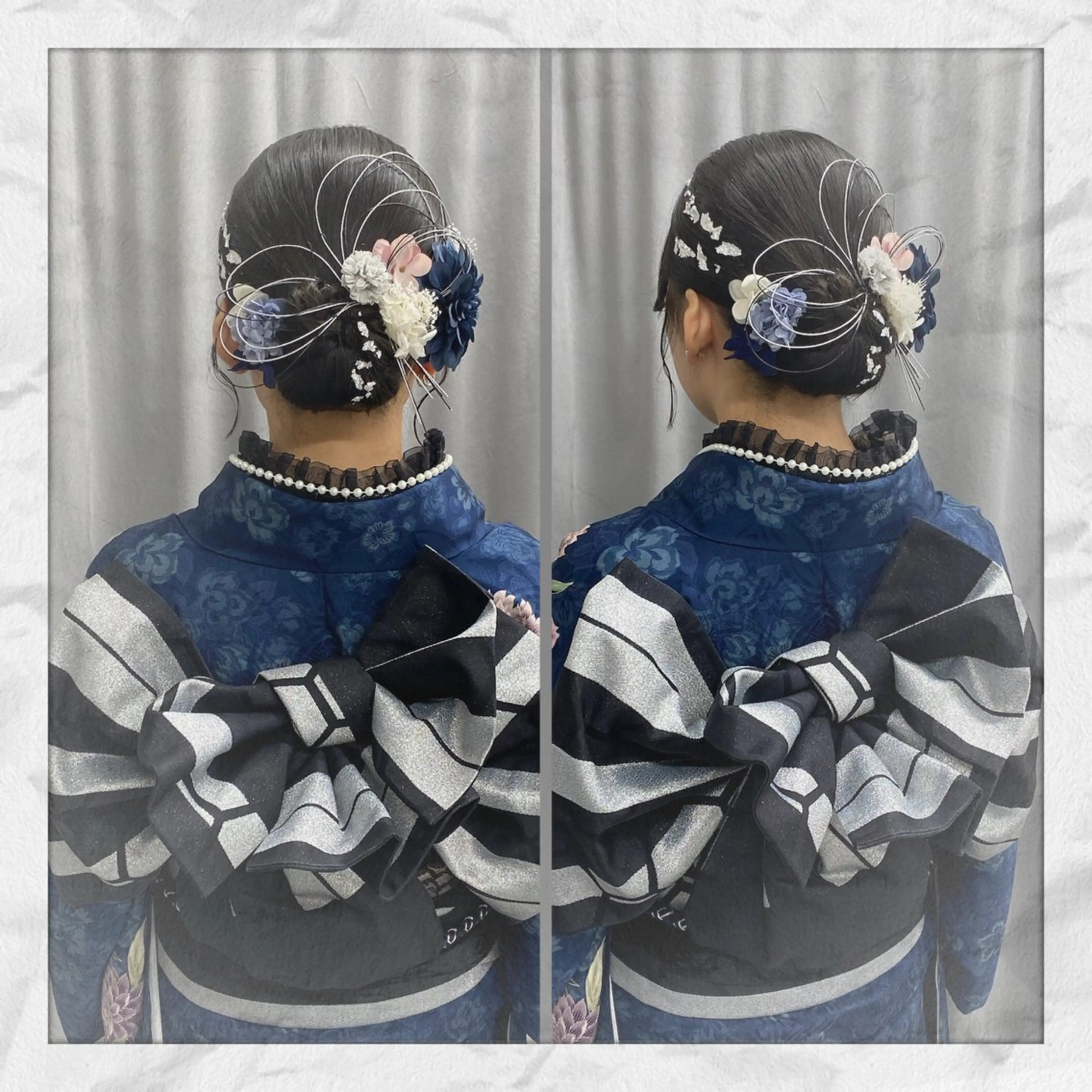 セミロング ヘアアレンジ 成人式 ヘアセット ヘアセット/着付け 𓇼 松本 夏美𓇼のヘアスタイル