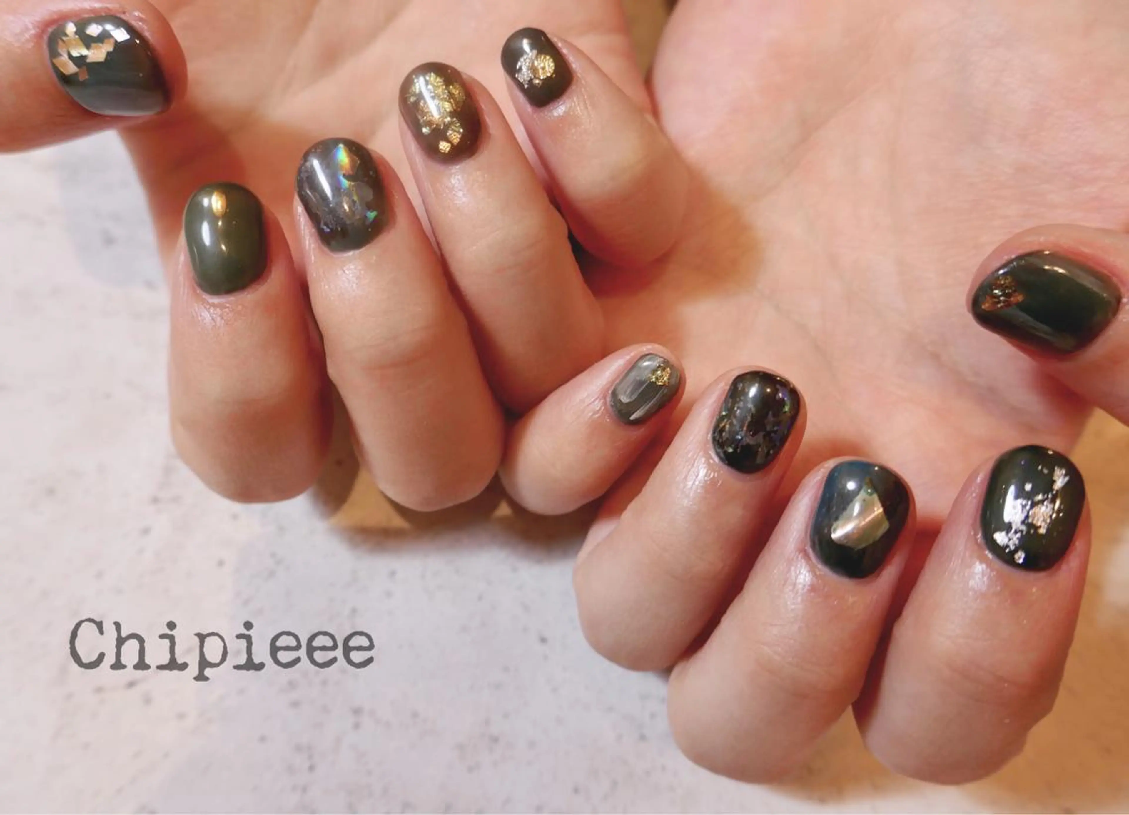 ネイル ハンドネイル revia所属・ERI Nailistのネイルデザイン