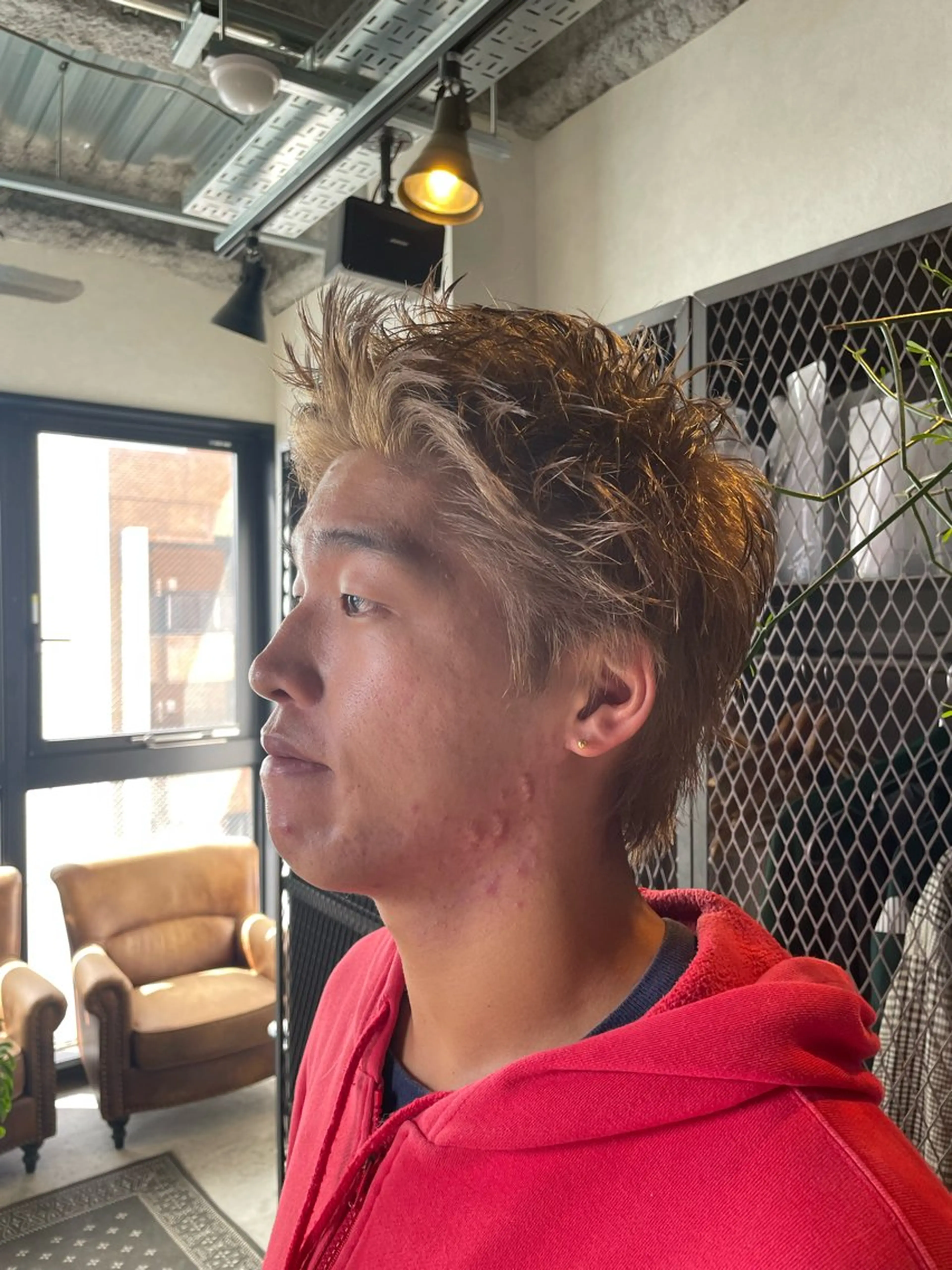 メンズ ヘアカラー トリートメント 新規再来率No.1 金山/メンズパーマのヘアスタイル