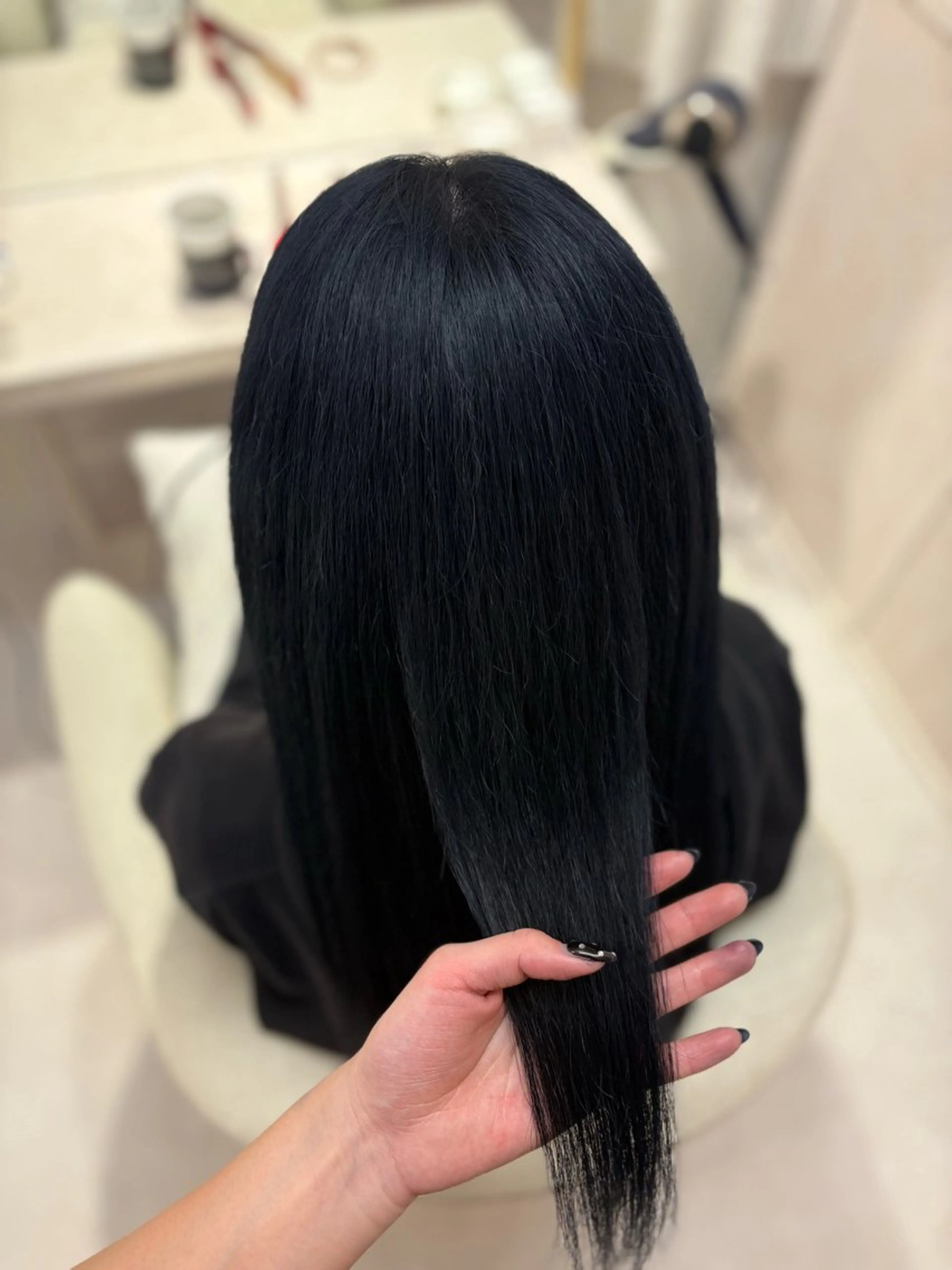 ロング トリートメント みゅう／韓国：網紅： トレンドヘアのヘアスタイル