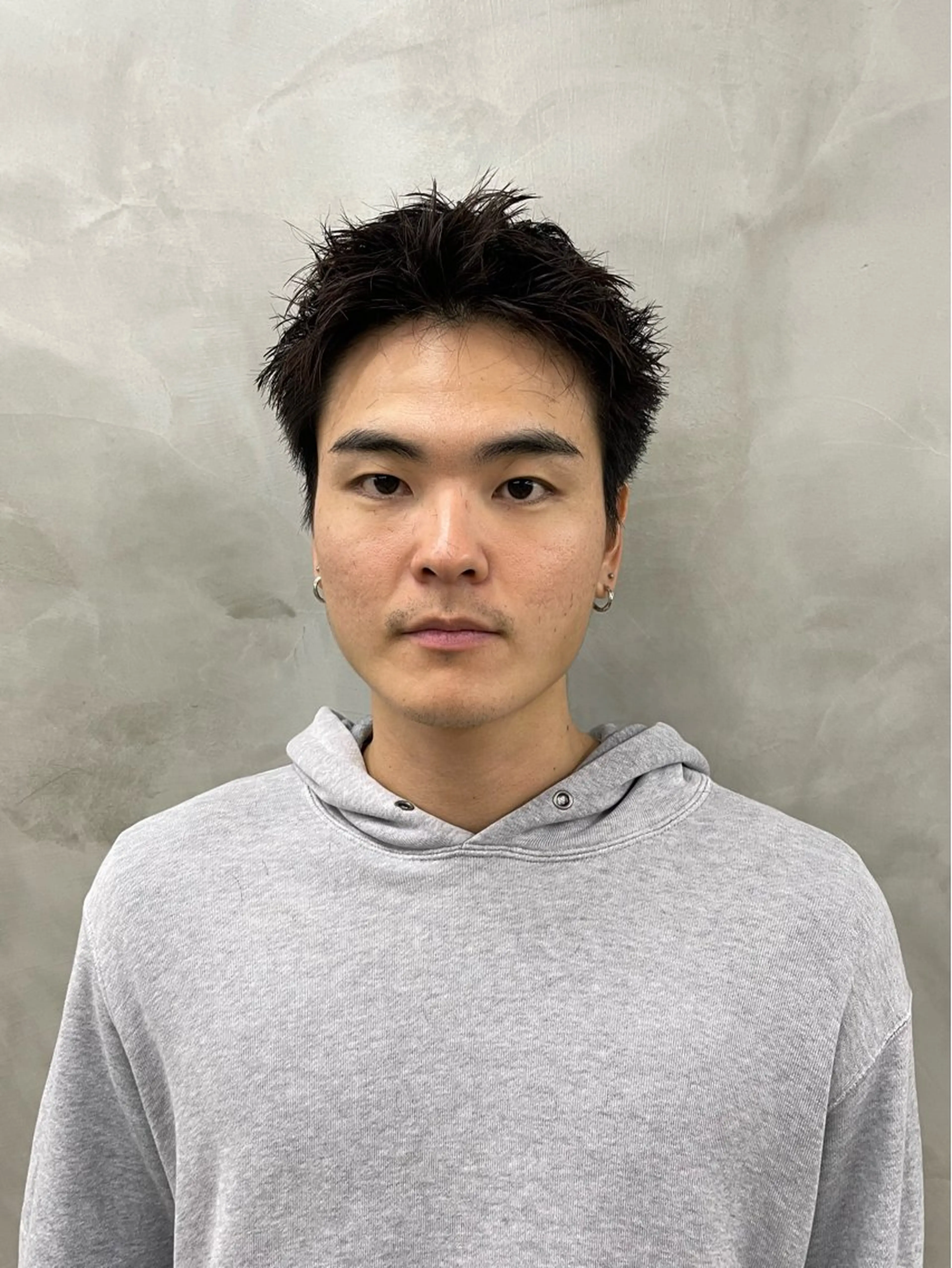 メンズ メンズショート スパイキーショート メンズカット パーマ[佐橋]のヘアスタイル