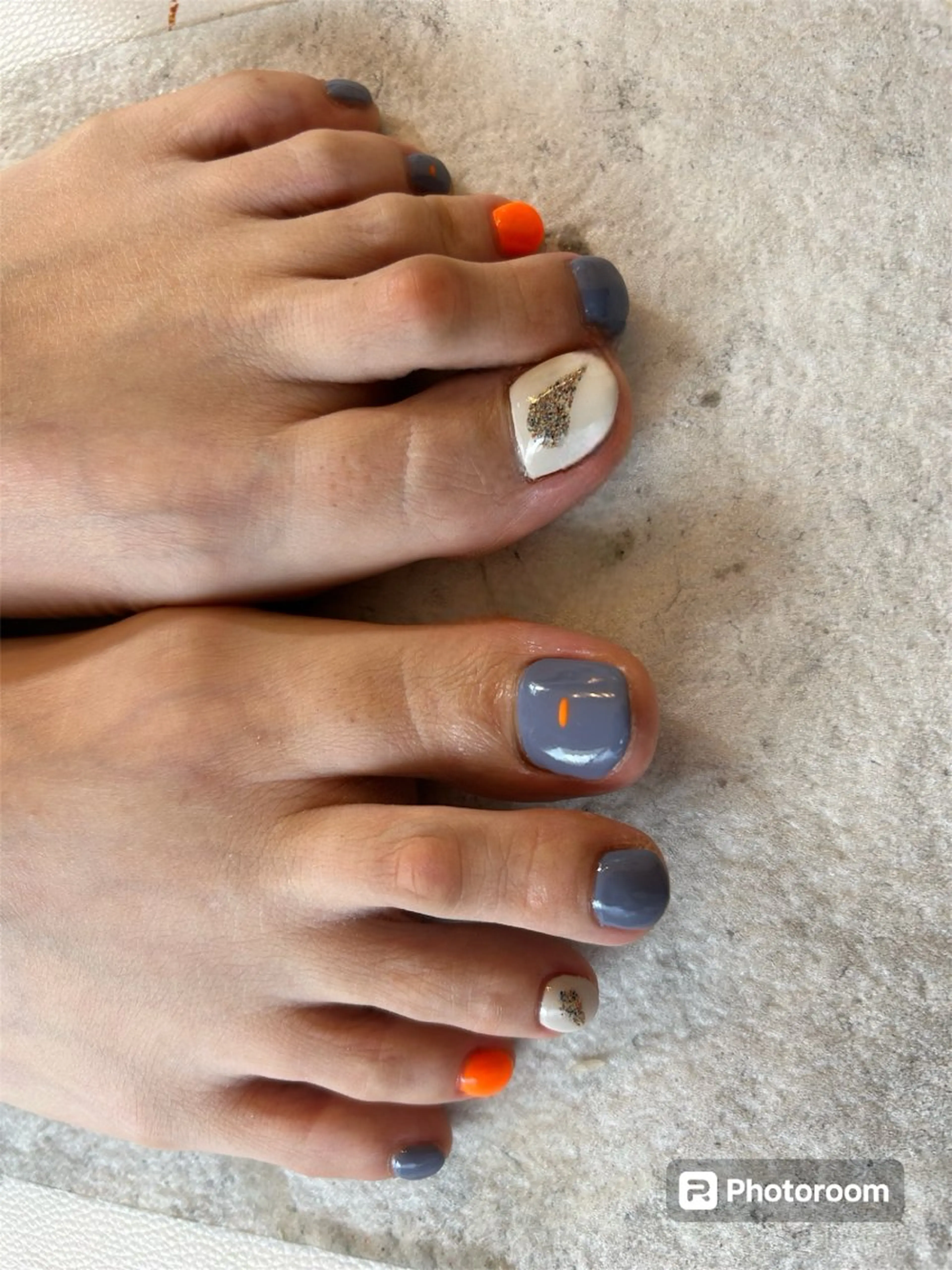 ネイル フットネイル Arco Iris 告瑠莉のネイルデザイン