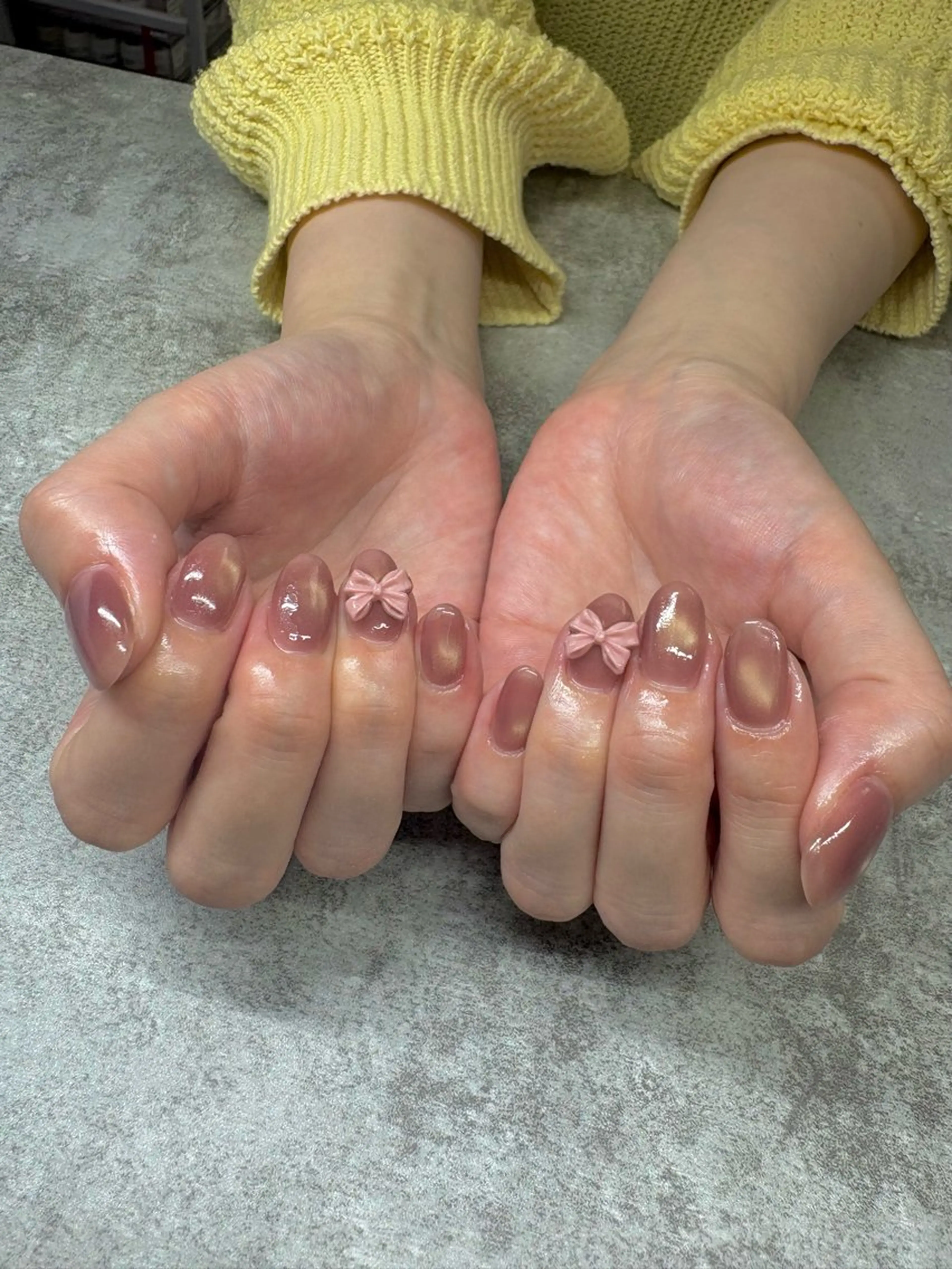 ネイル オーロラネイル ボルドー クリアネイル フラッシュネイル フットネイル ハンドネイル パラジェルフィルイン マグネット/倉持のネイルデザイン