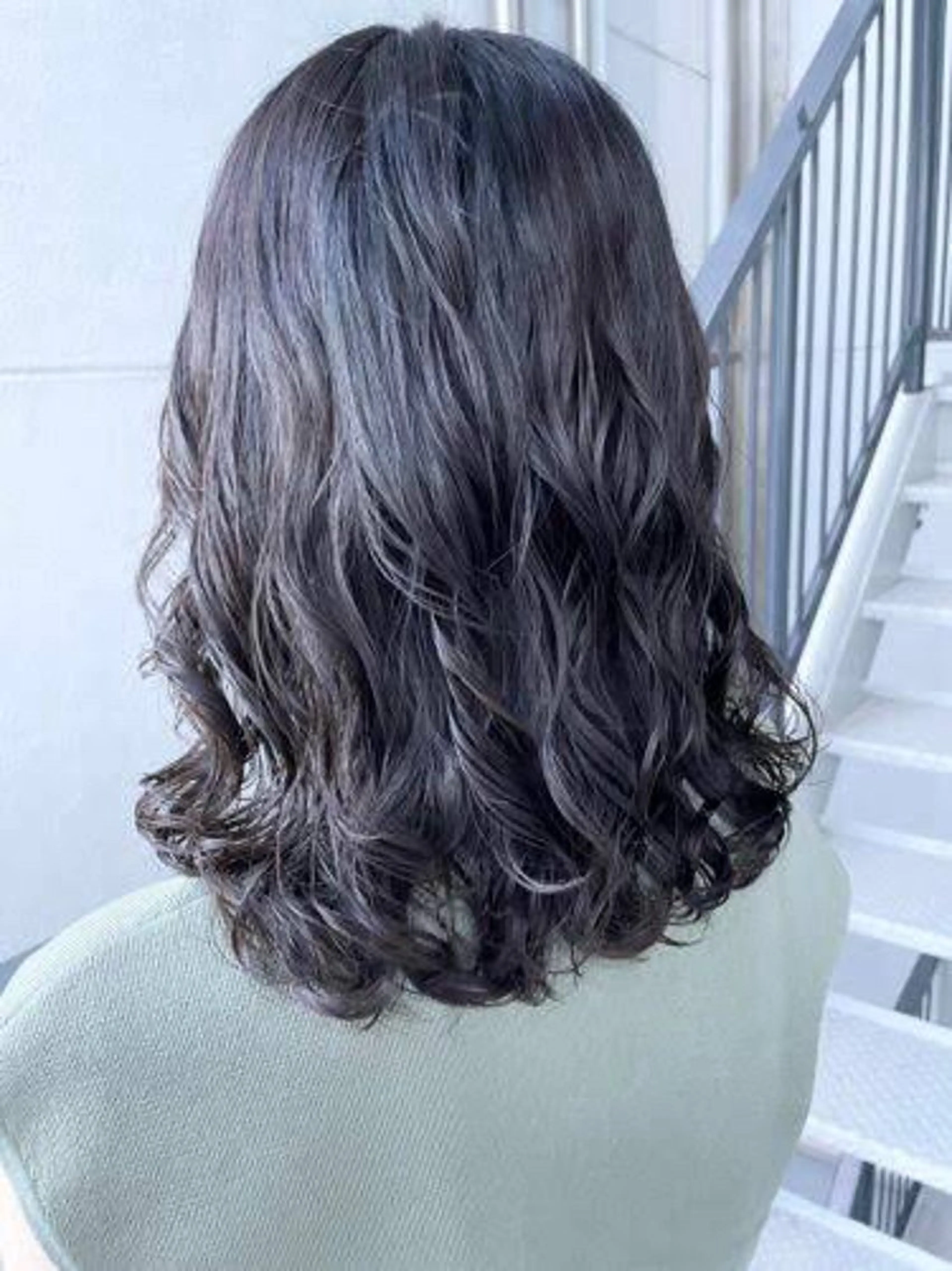 ミディアム カット パーマ 廣田 大幹のヘアスタイル