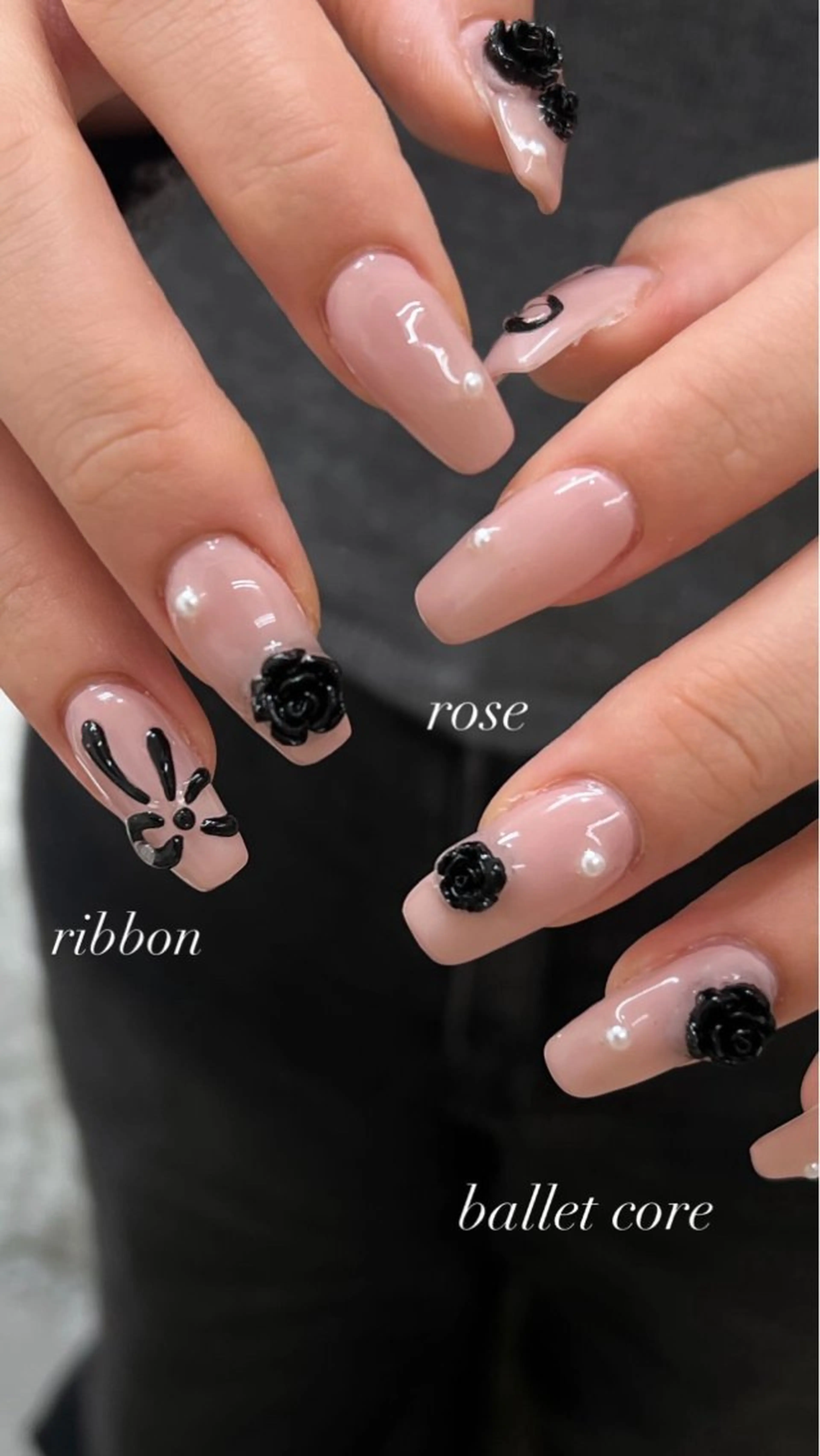 ネイル アートネイル クリアネイル ぷっくりネイル ハンドネイル Luann nail Sakiのネイルデザイン