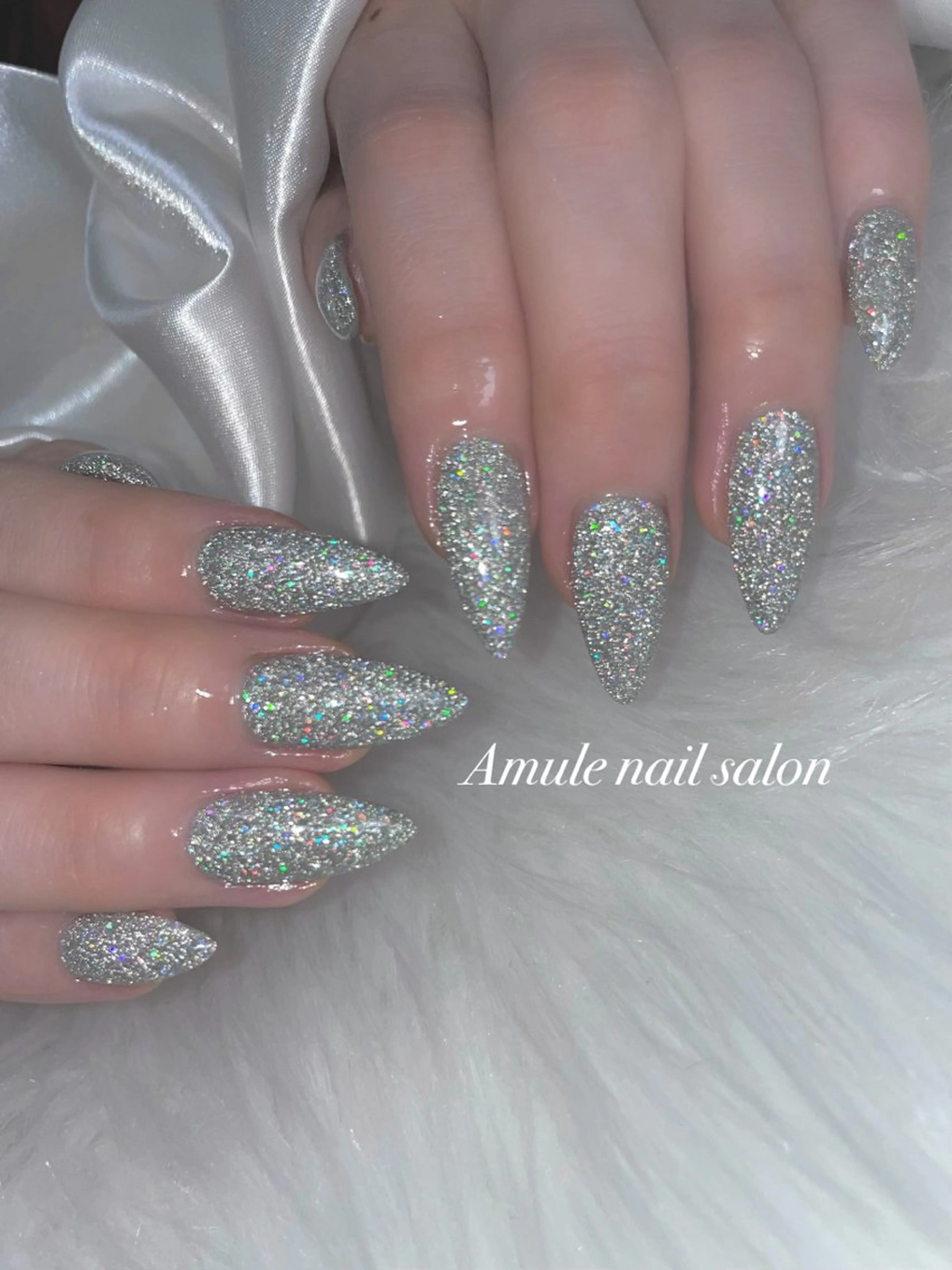 ネイル フラッシュネイル ハンドネイル Amule nailsalonのネイルデザイン