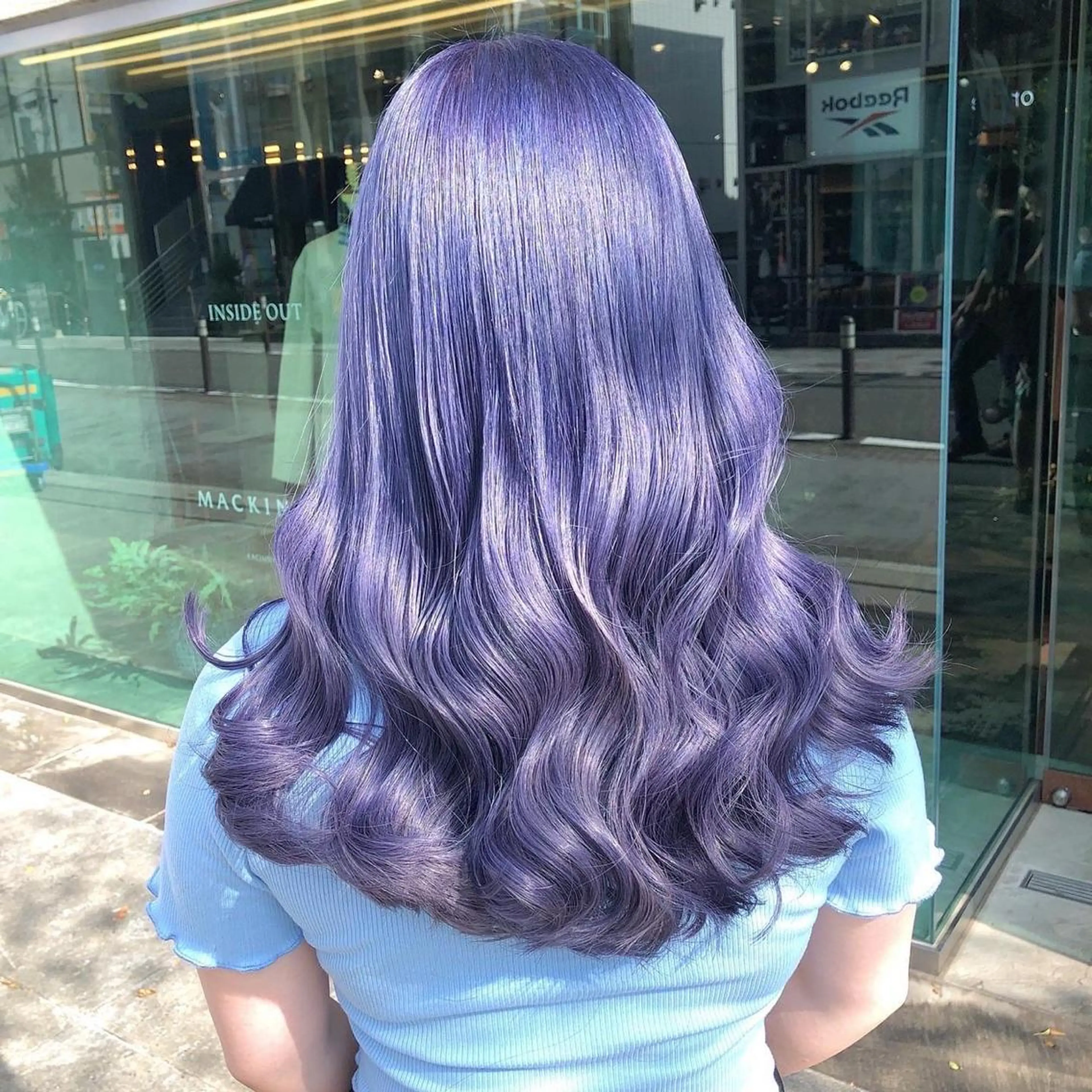 カラー アッシュ アッシュグレー アッシュグレージュ バレイヤージュ ミストバング Bob＆ハイトーン 専門家CHIHIROのヘアスタイル