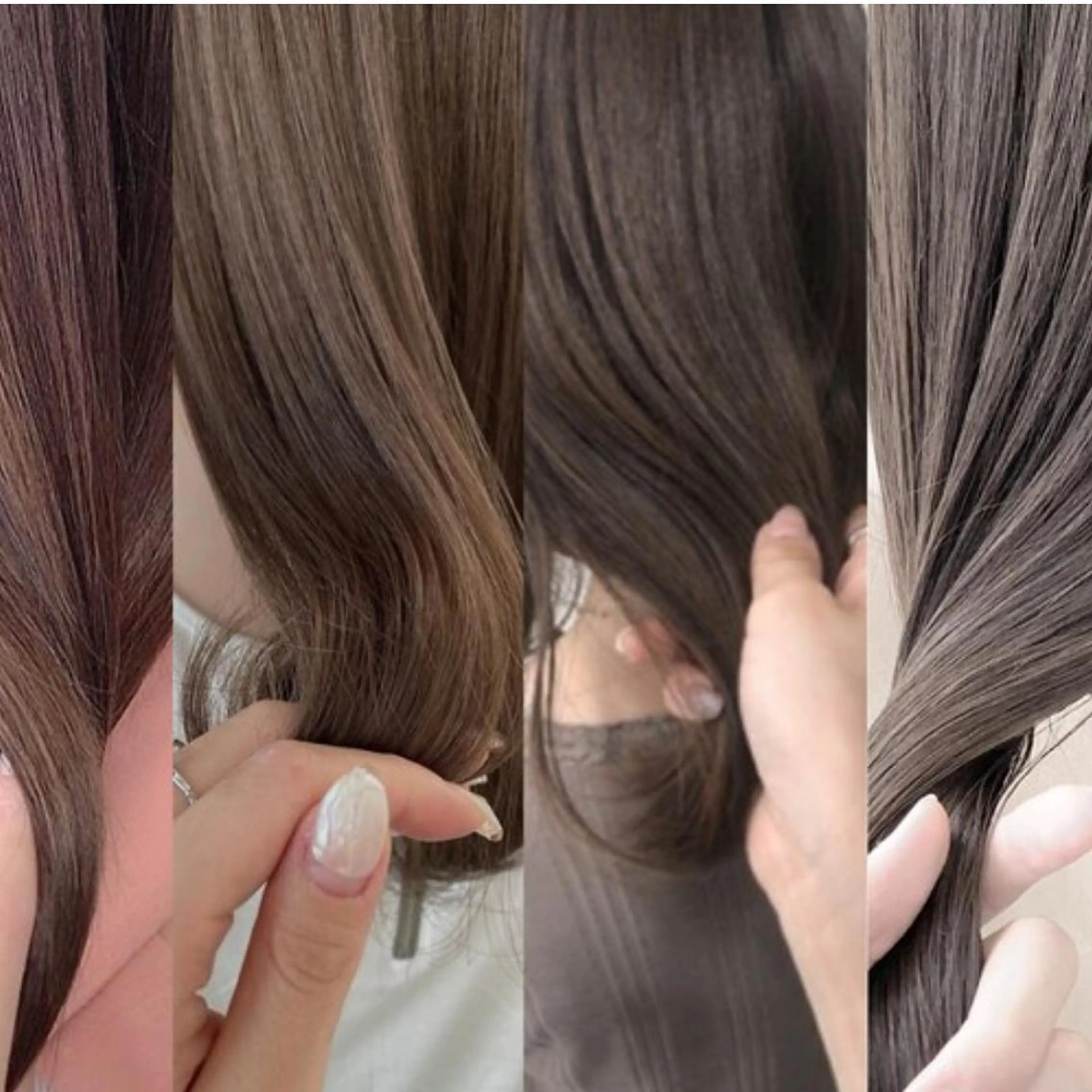 セミロング 40代ママの 若見え専門美容師のヘアスタイル