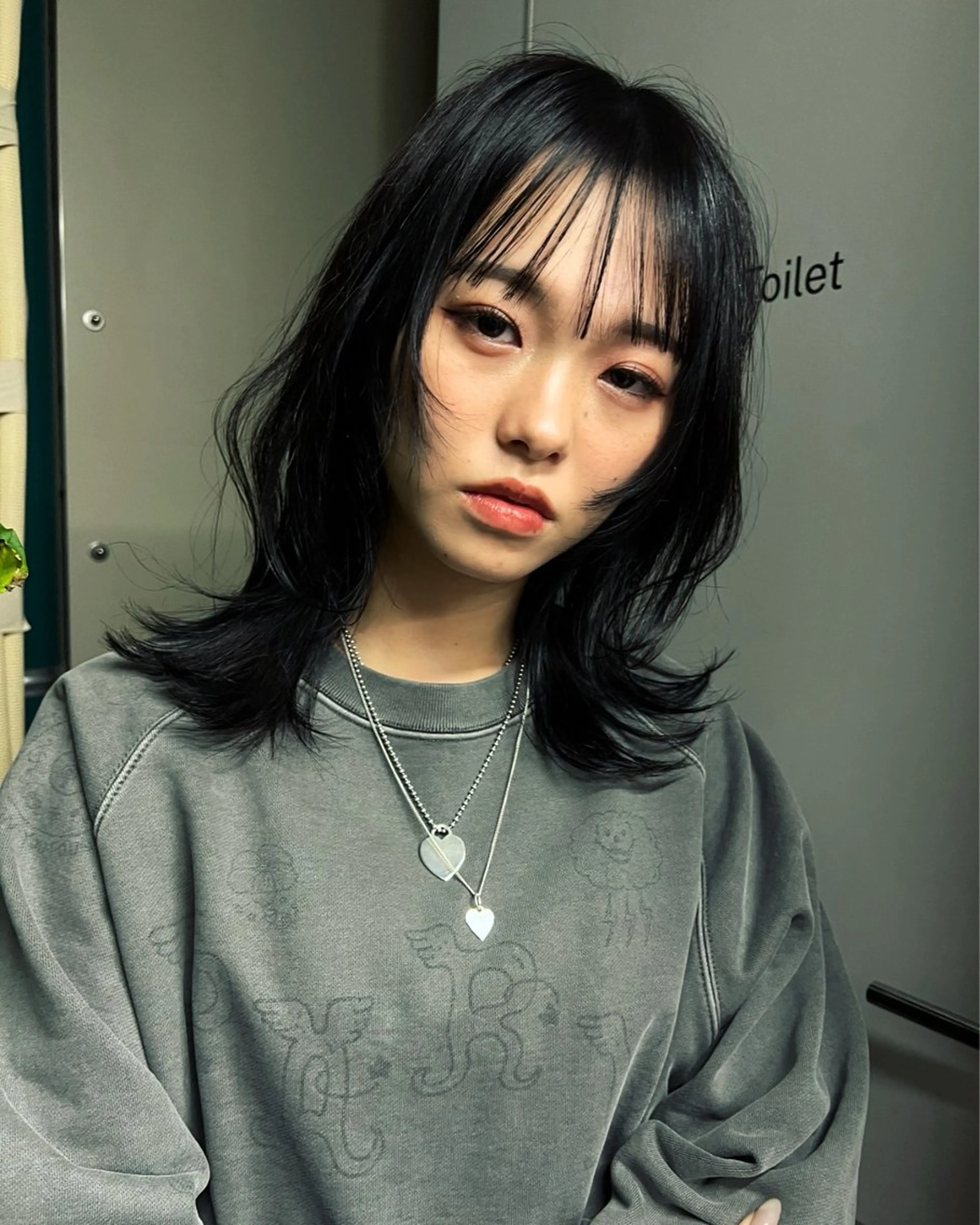 ミディアム カット ハッシュカット カシマハヤトのヘアスタイル