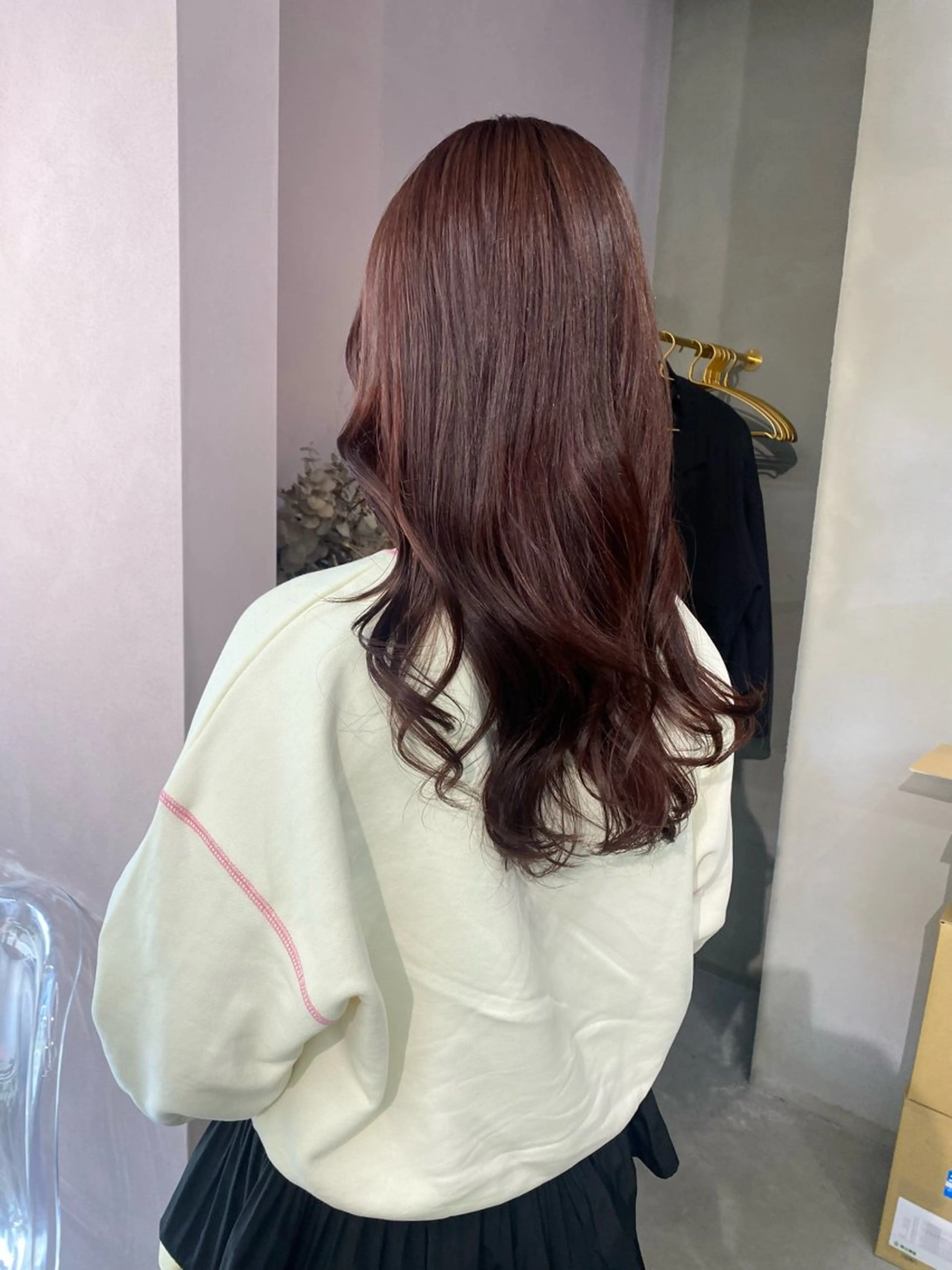 ロング カラー ヘアカラー トリートメント 前橋 姫奈のヘアスタイル