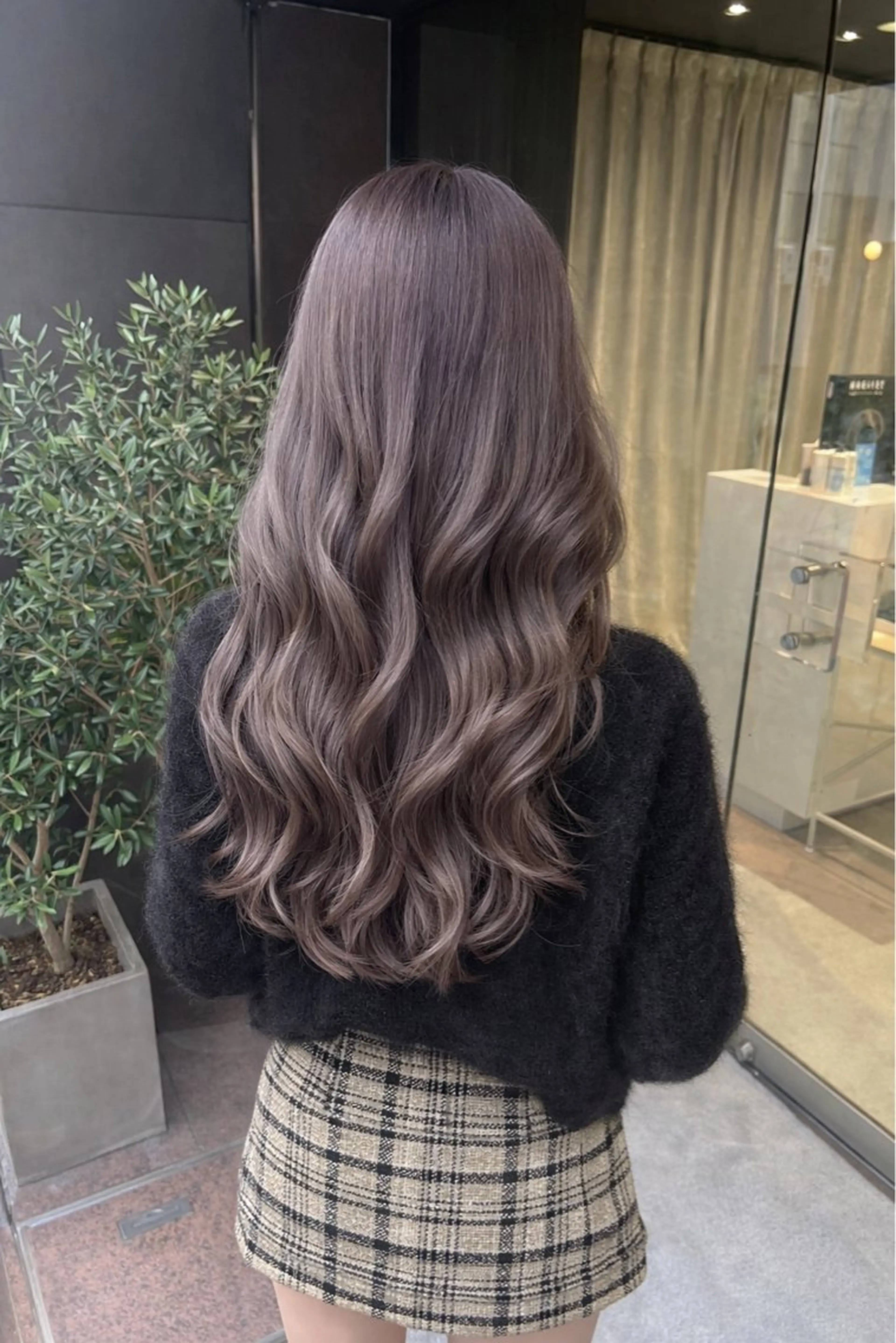 カラー 美髪矯正/髪質改善 /透明感ある艶カラーのヘアスタイル