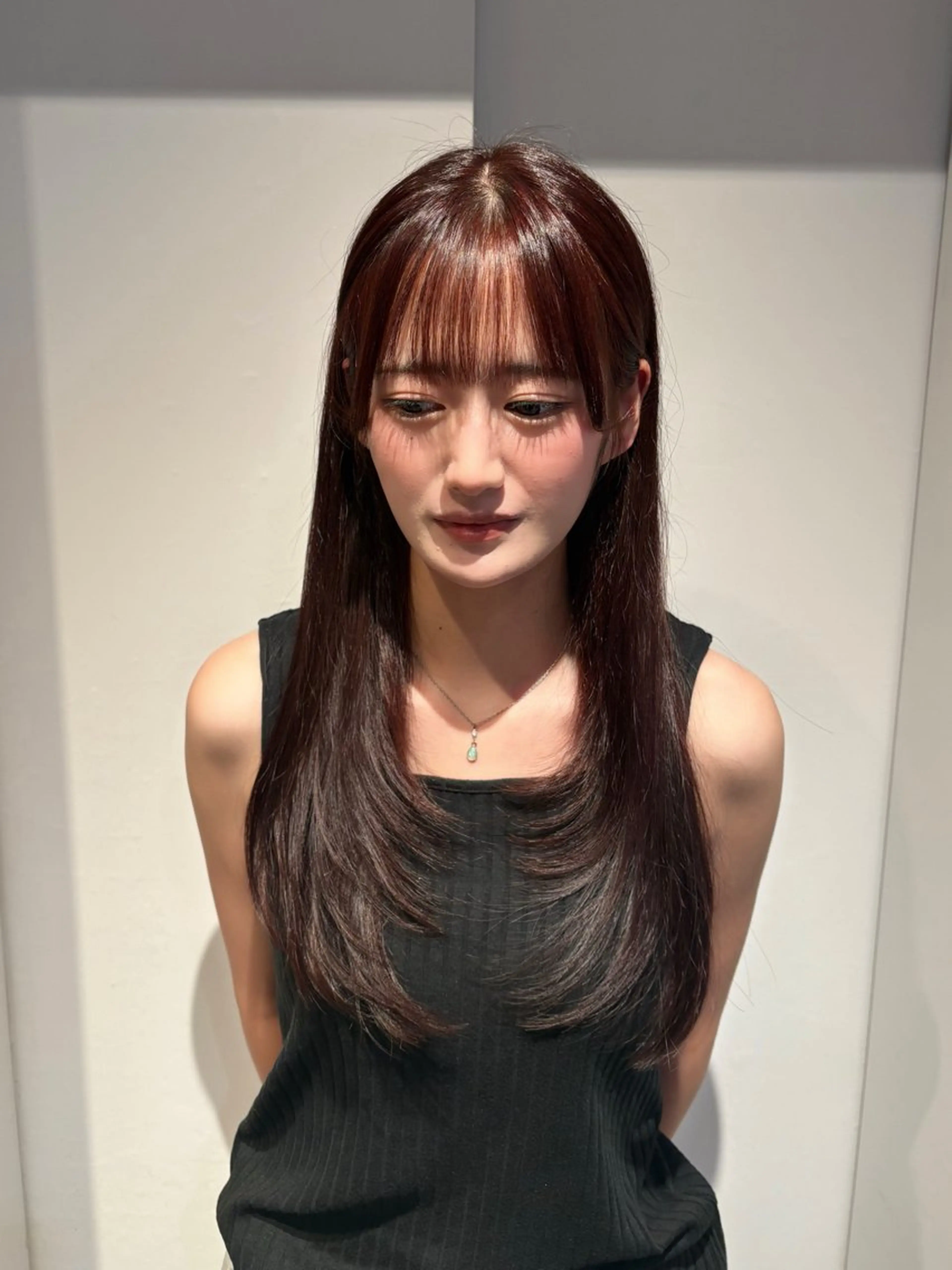 【U24】韓国風レイヤーカット🇰🇷🩶の写真