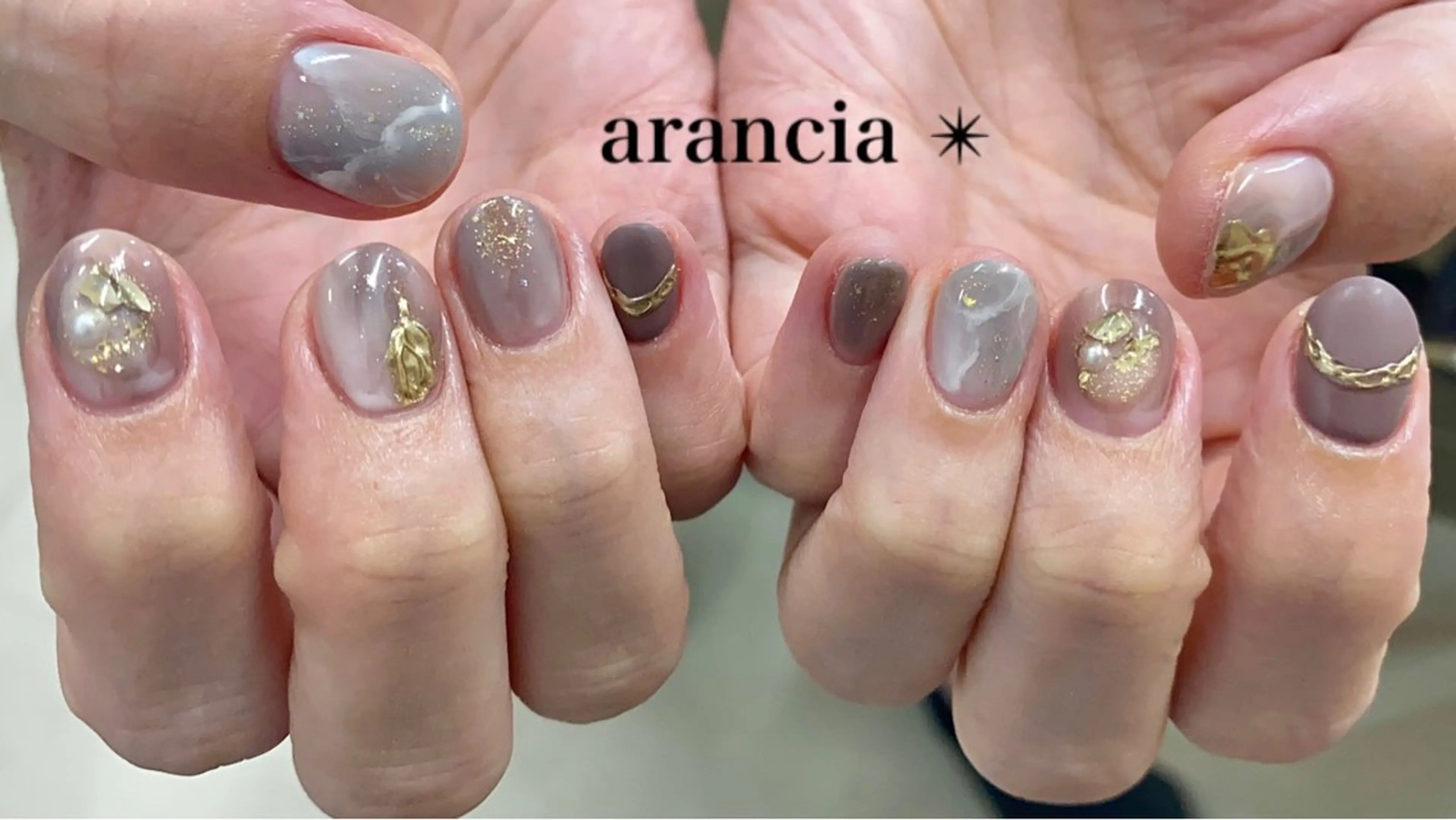 ネイル ハンドネイル arancia /moeのネイルデザイン