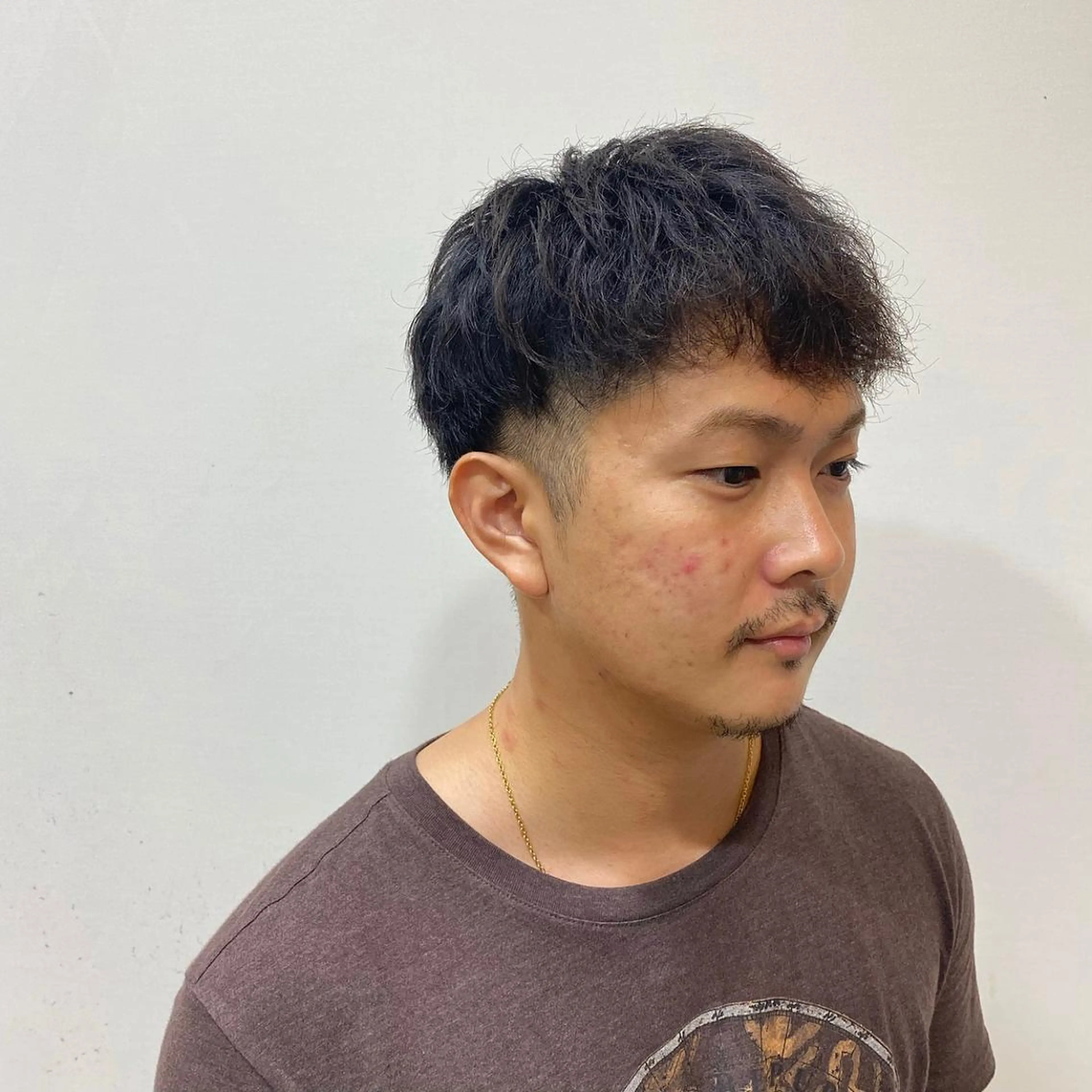 ショート メンズ JINKIメンズ特化 メンズカットパーマのヘアスタイル